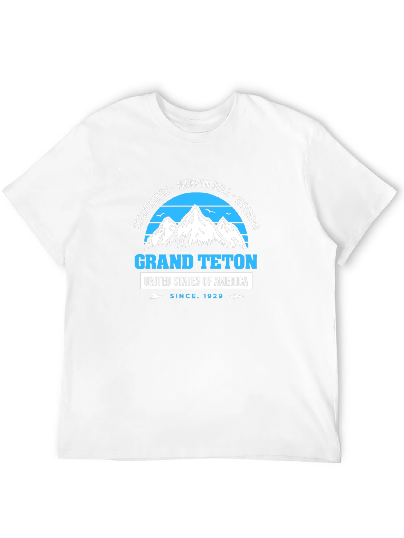 Grand Teton Tee - Mountain Graphic Print T-Shirt