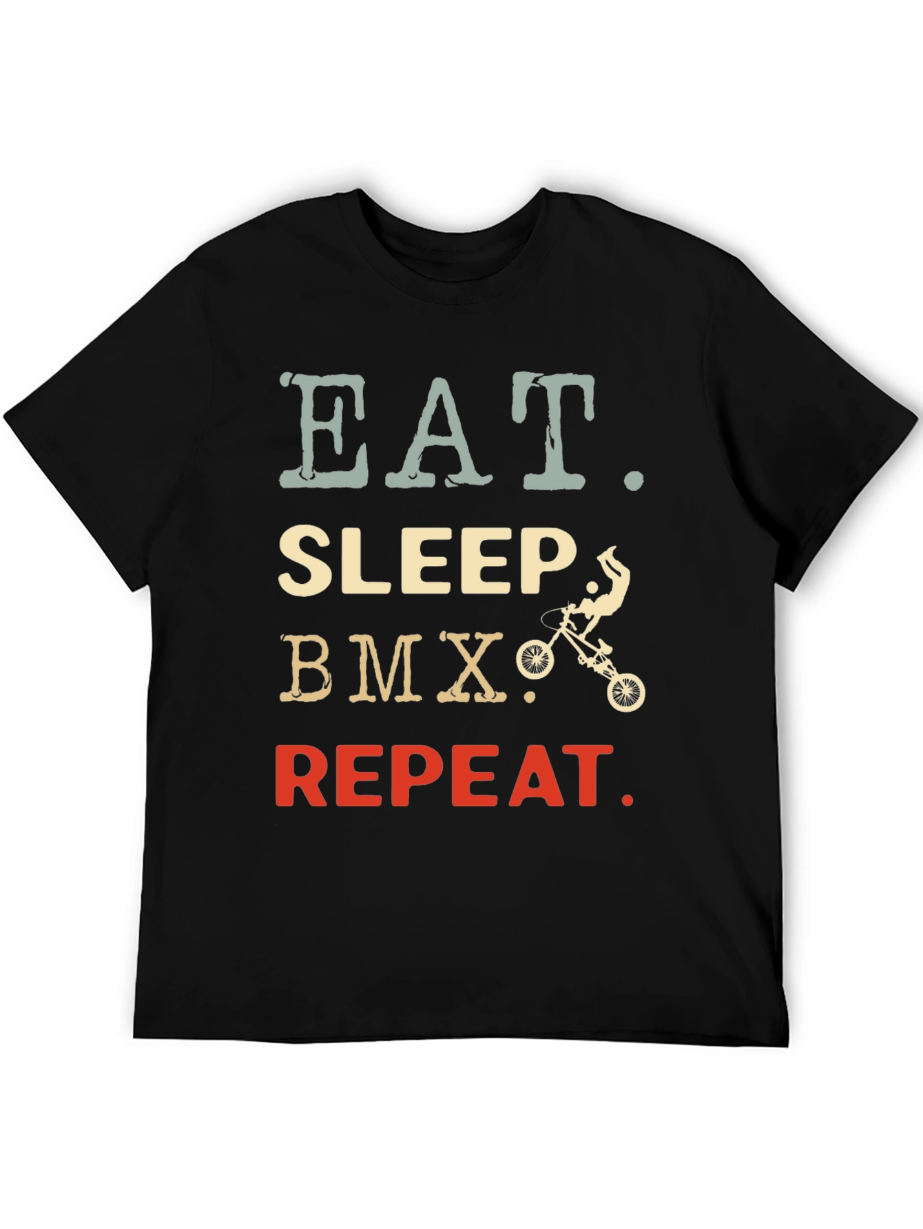 Eat Sleep BMX Repeat Graphic Tee