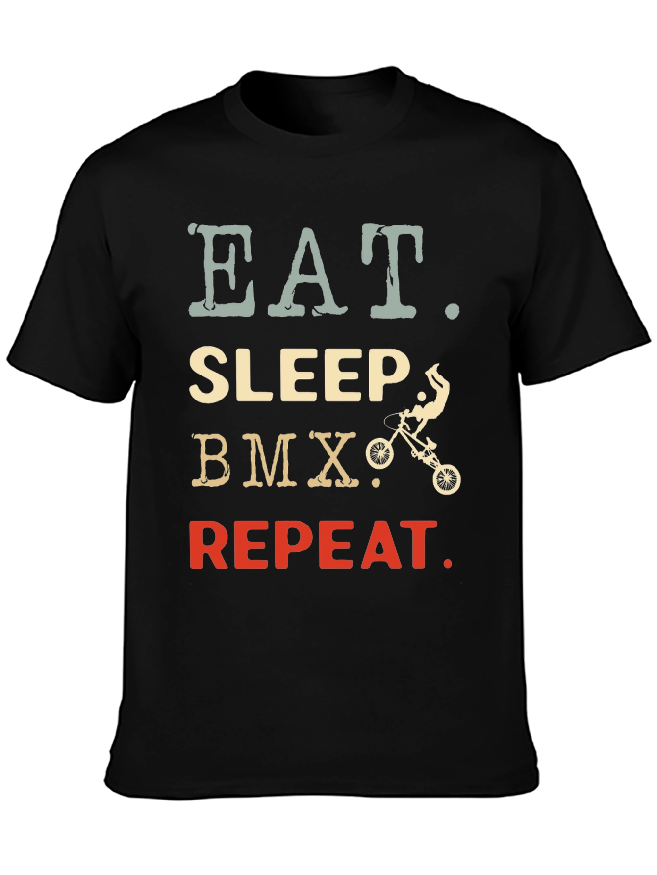 Eat Sleep BMX Repeat Graphic Tee