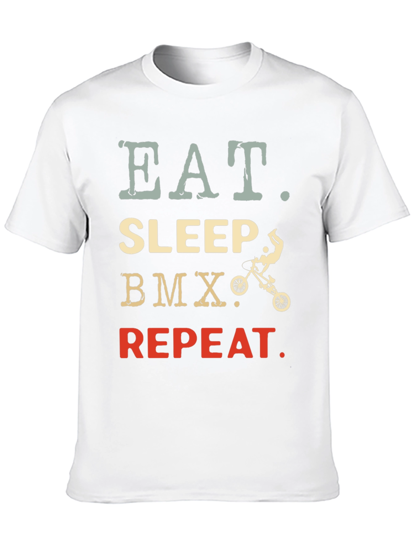 Eat Sleep BMX Repeat Graphic Tee