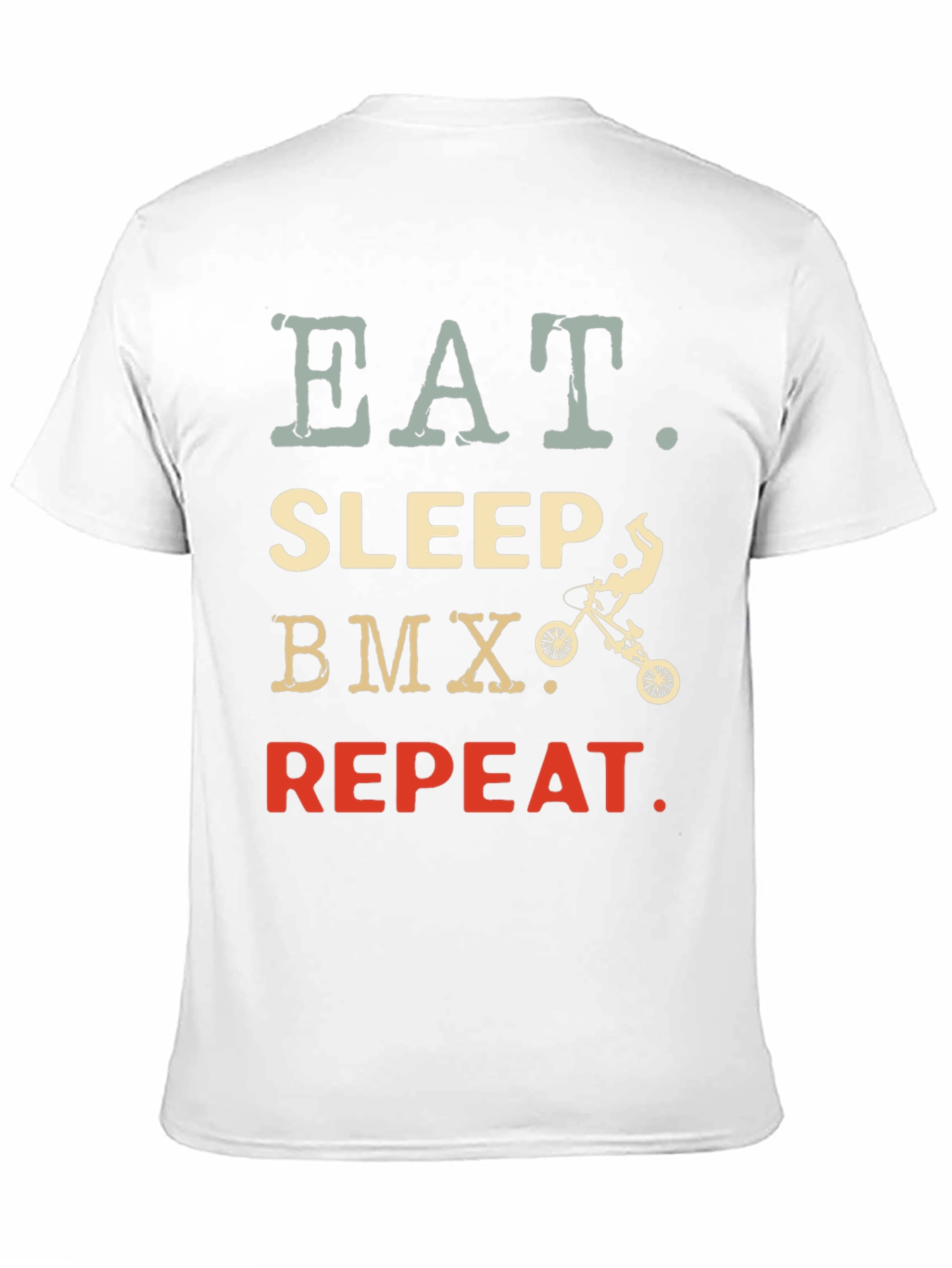 Eat Sleep BMX Repeat Graphic Tee