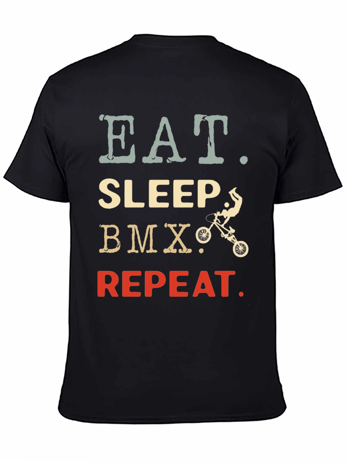Eat Sleep BMX Repeat Graphic Tee