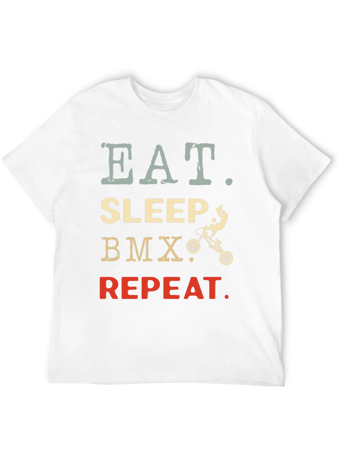 Eat Sleep BMX Repeat Graphic Tee