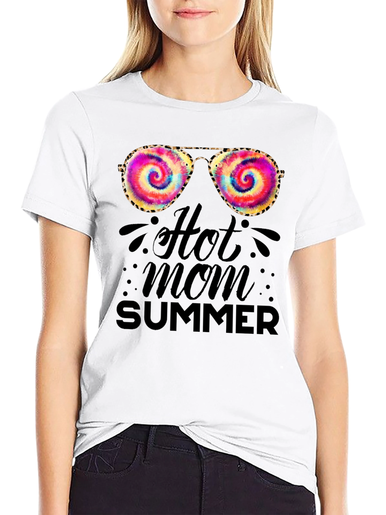 Hot Mom Summer Graphic T-Shirt
