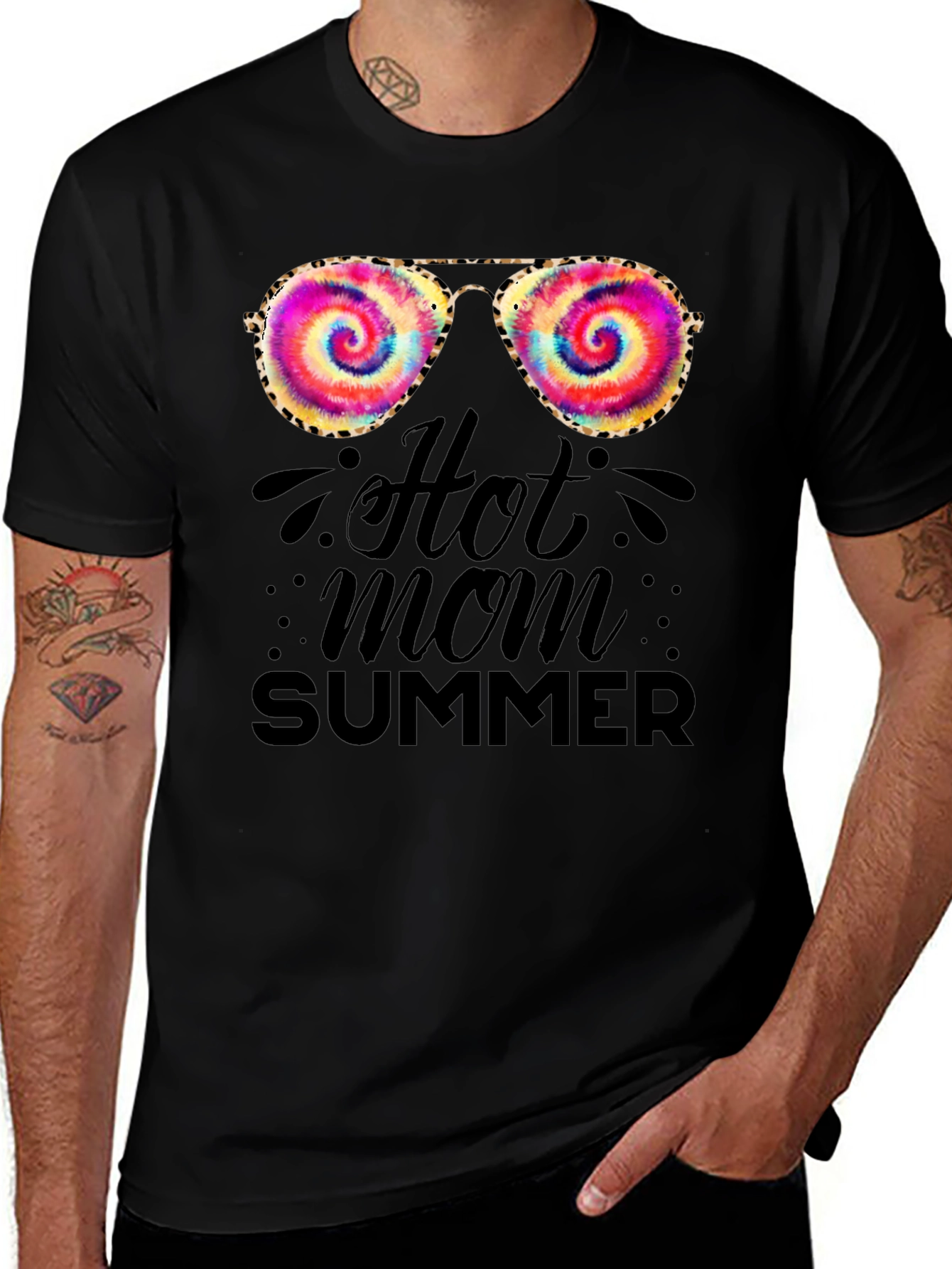 Hot Mom Summer Graphic T-Shirt