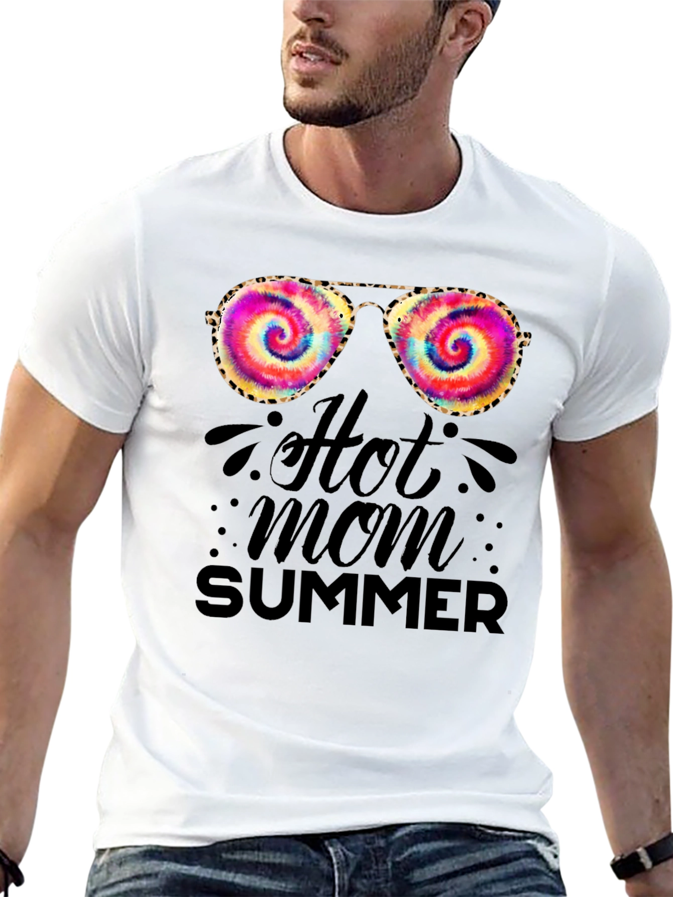 Hot Mom Summer Graphic T-Shirt
