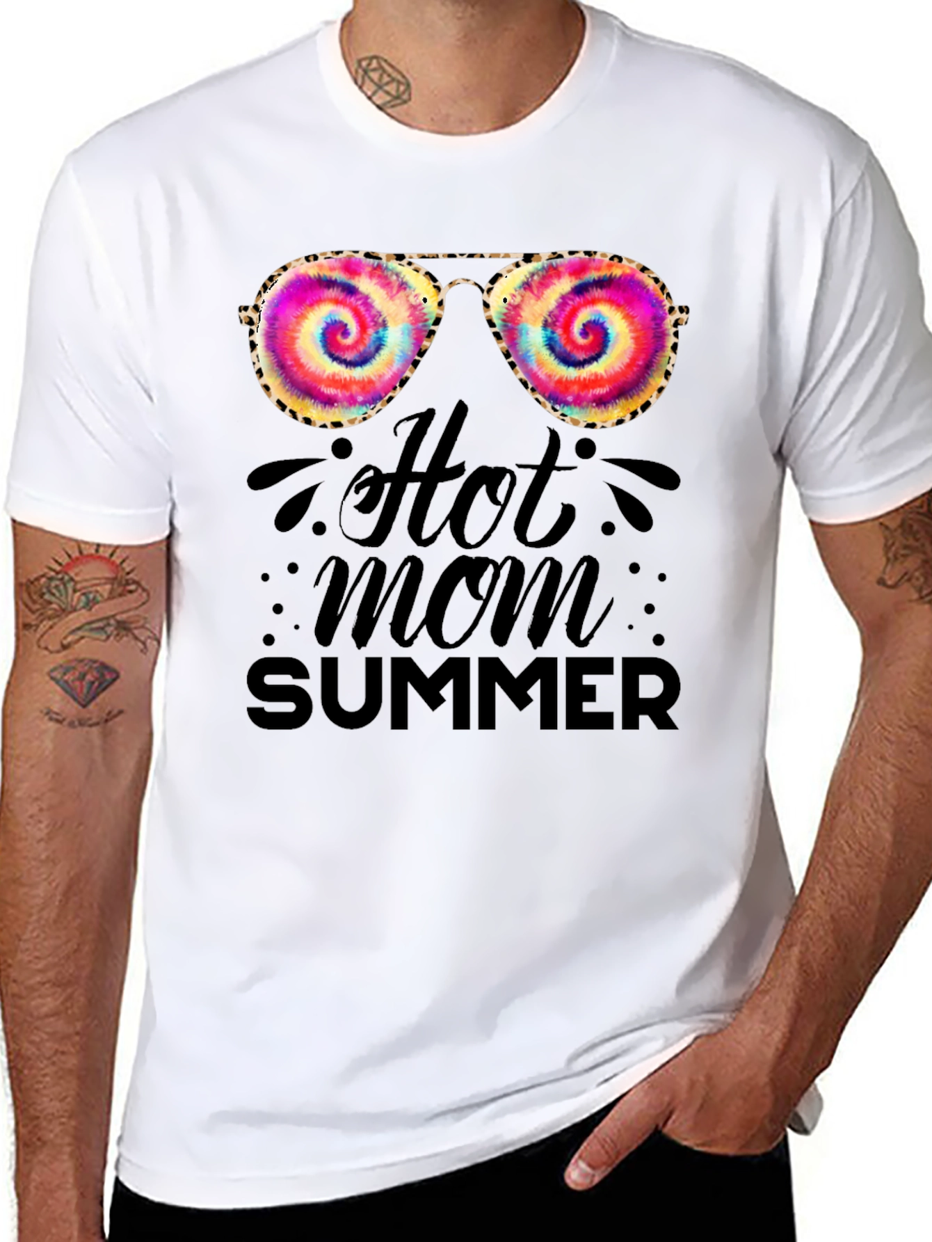 Hot Mom Summer Graphic T-Shirt