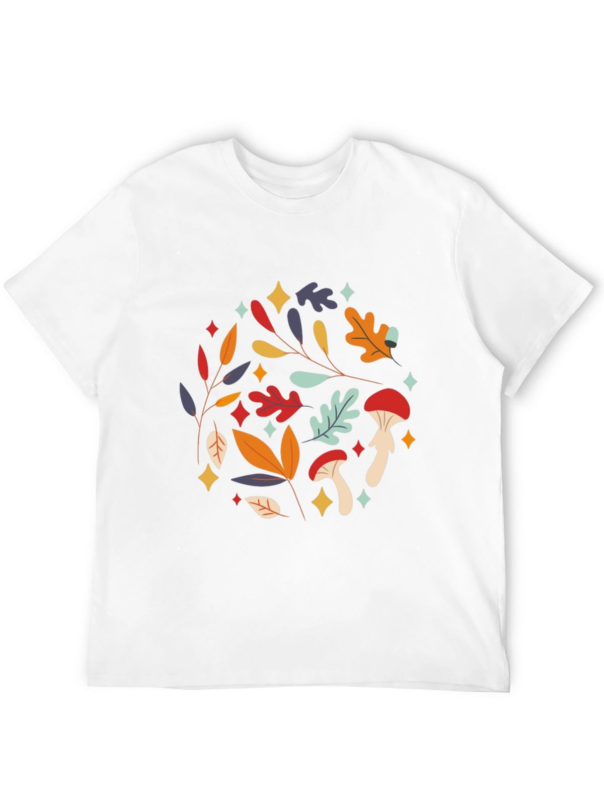 Fall Foliage & Funghi Graphic Tee