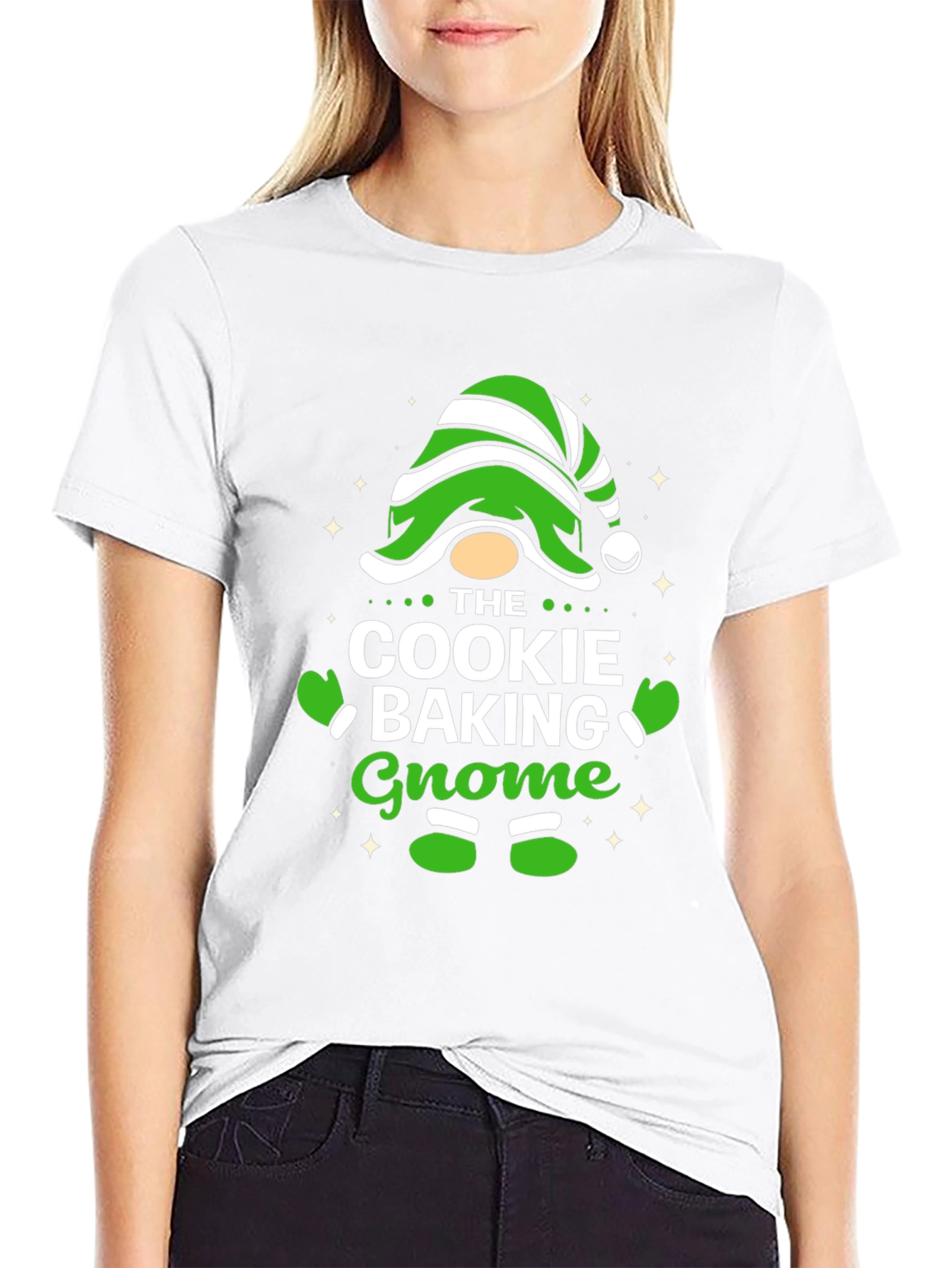Cookie Baking Gnome T-Shirt - Holiday Fun