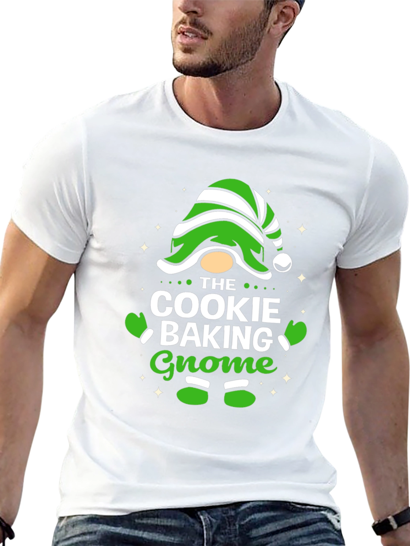 Cookie Baking Gnome T-Shirt - Holiday Fun