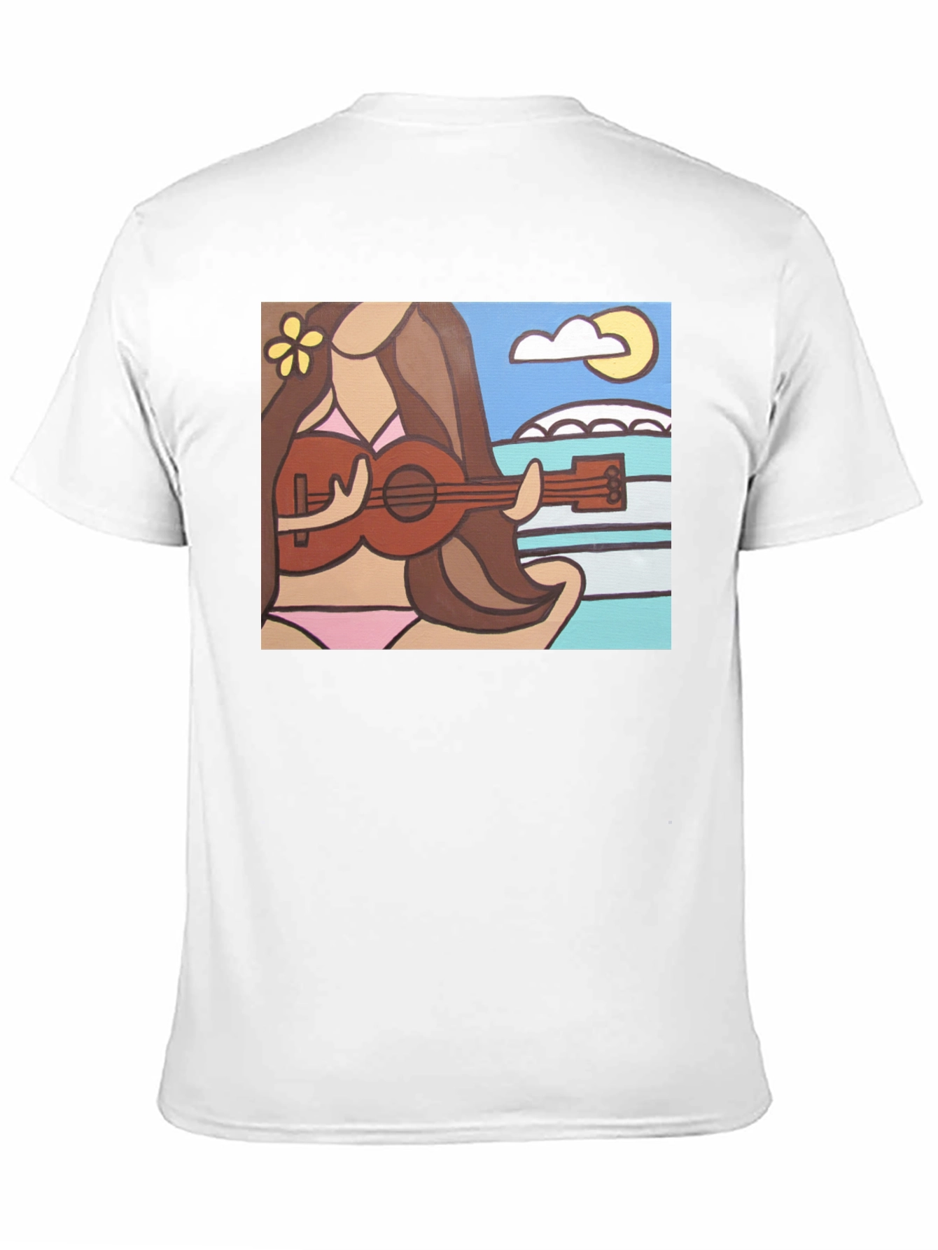 Ukulele Girl Graphic Tee