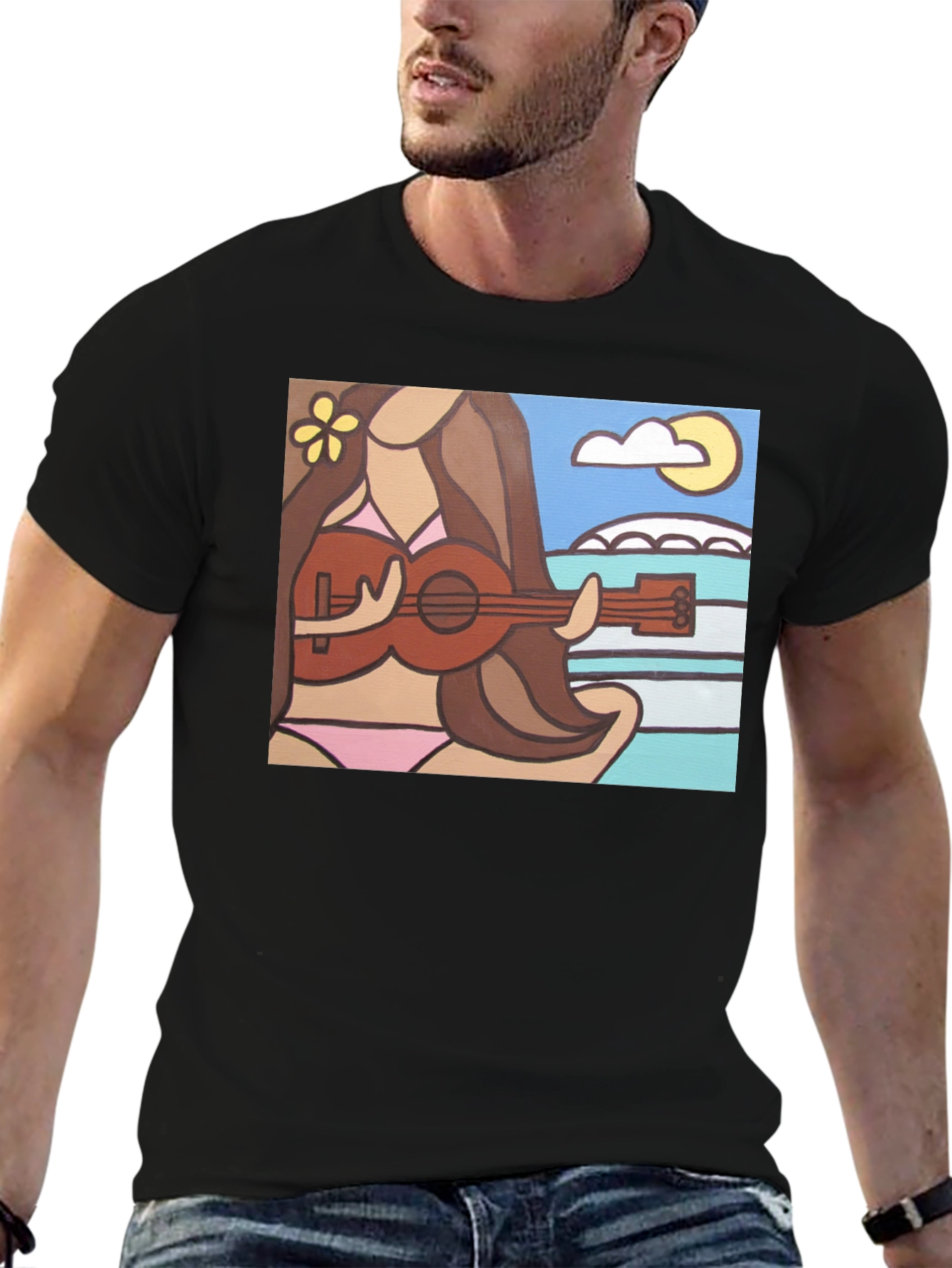 Ukulele Girl Graphic Tee