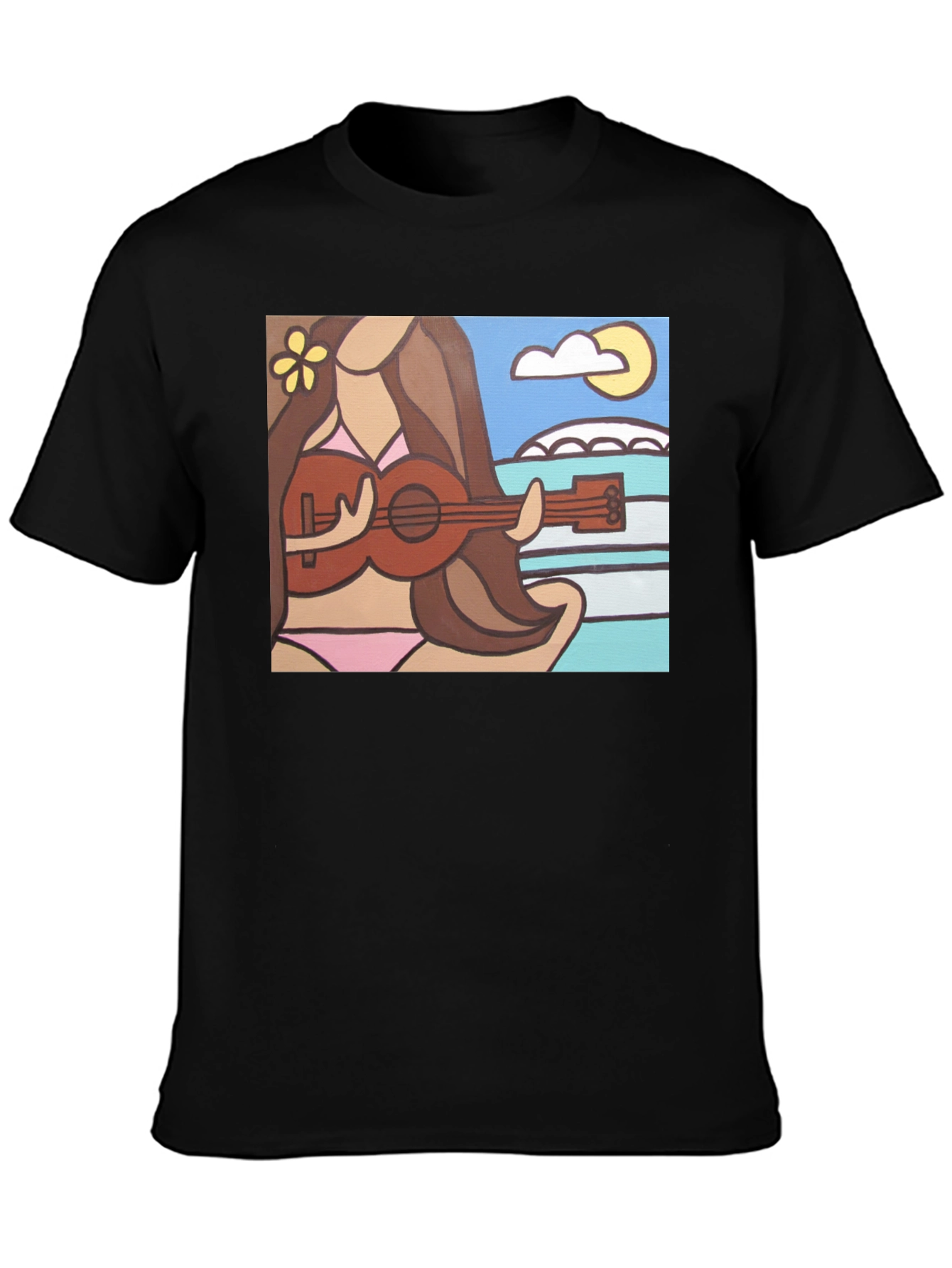 Ukulele Girl Graphic Tee