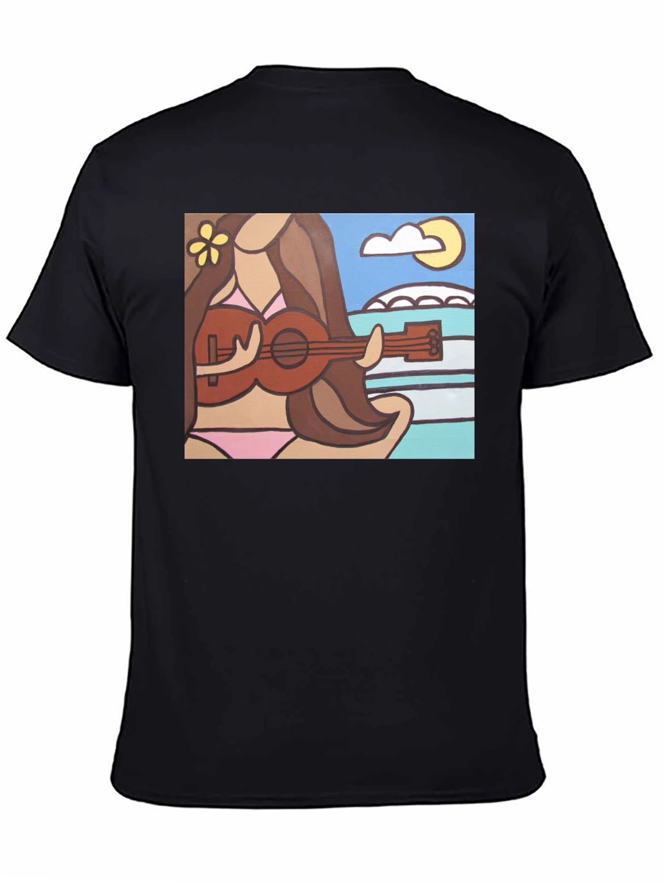 Ukulele Girl Graphic Tee