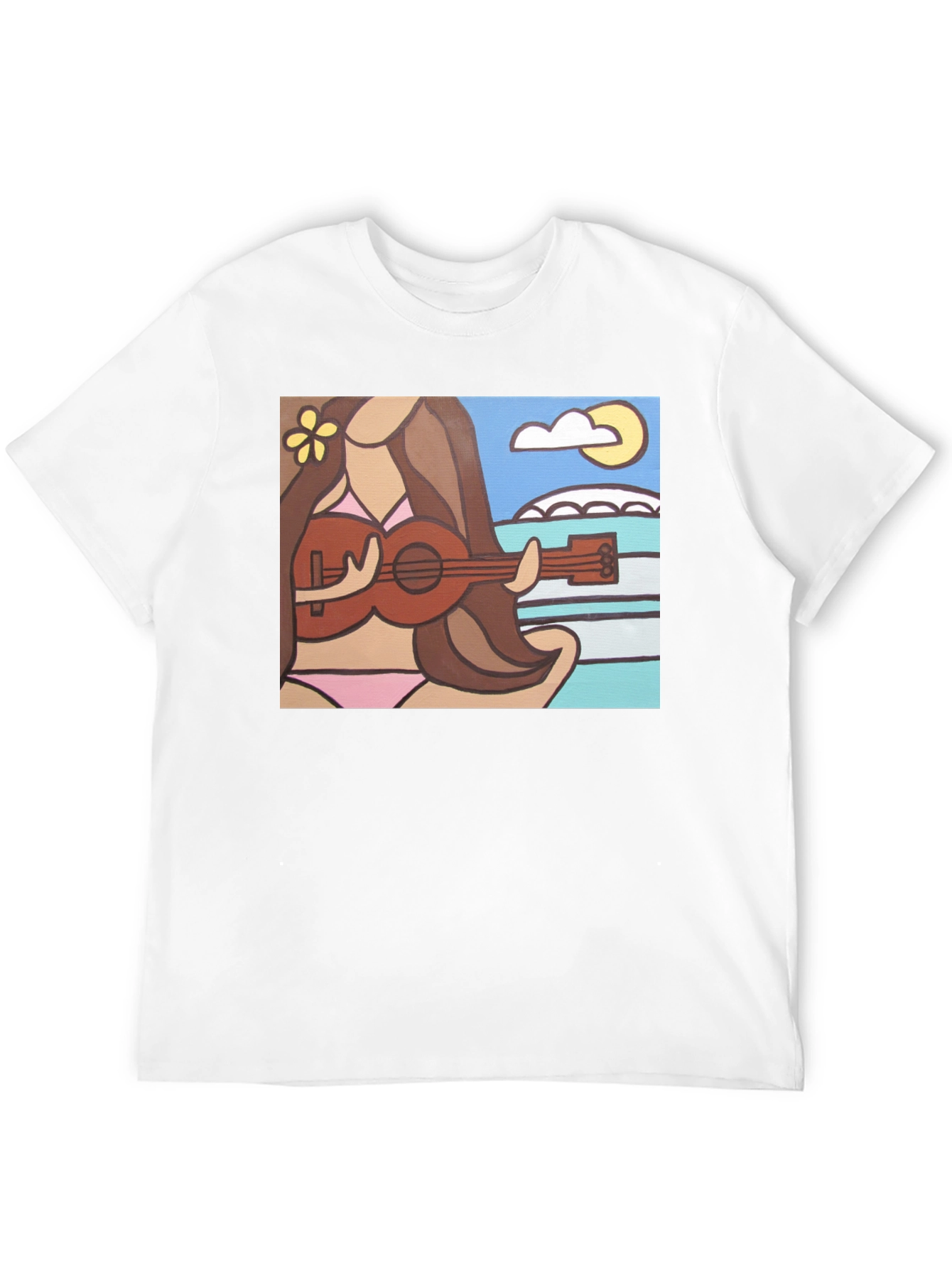Ukulele Girl Graphic Tee