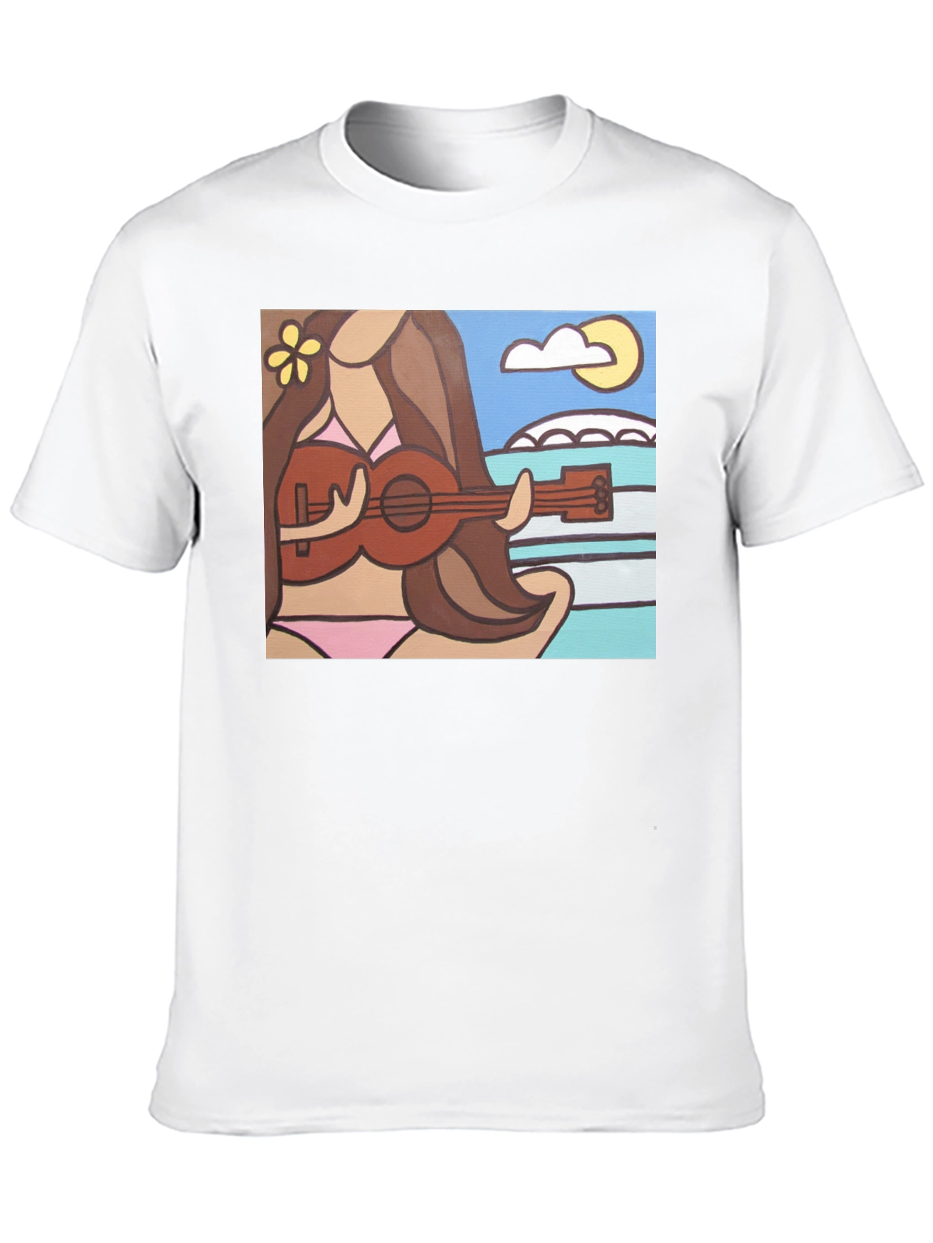 Ukulele Girl Graphic Tee
