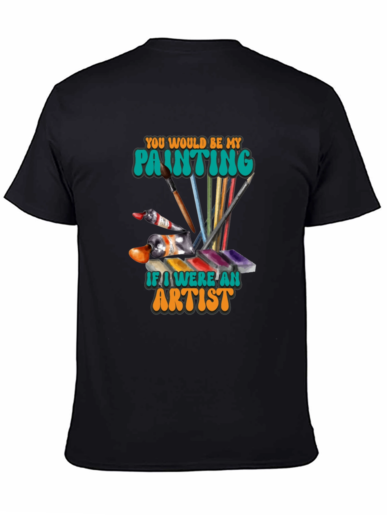 Artist Painting T-Shirt - Unique Design
