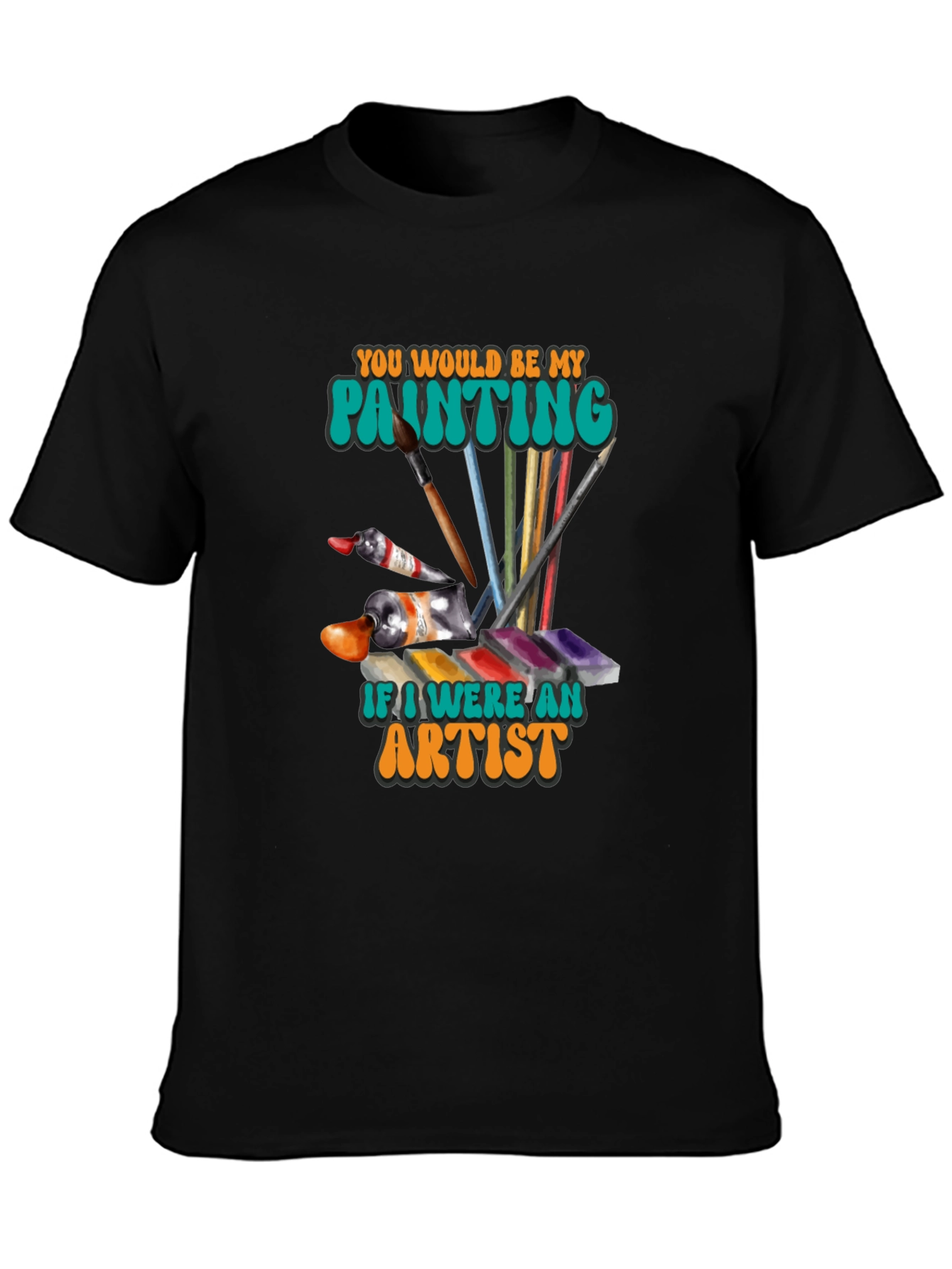 Artist Painting T-Shirt - Unique Design