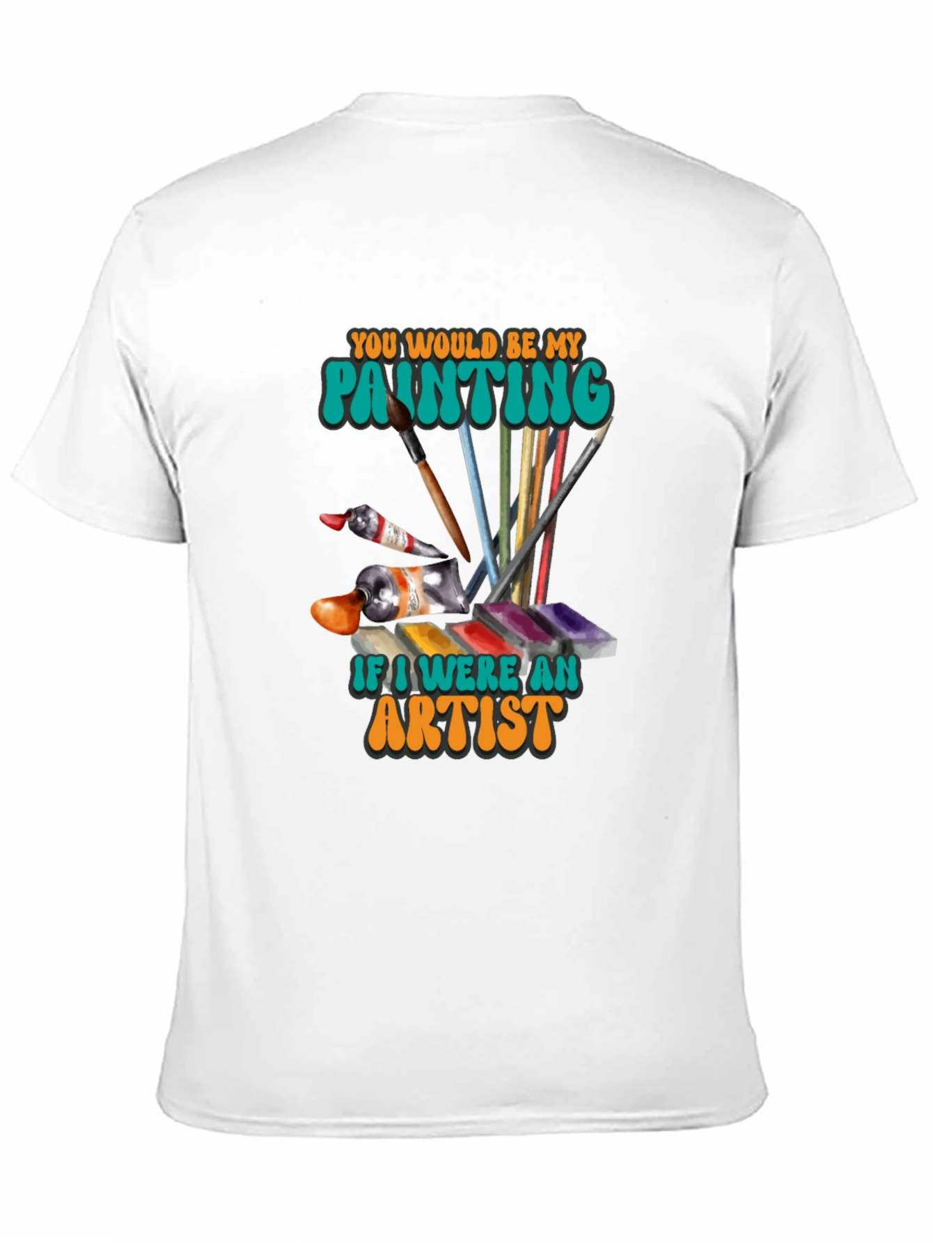 Artist Painting T-Shirt - Unique Design
