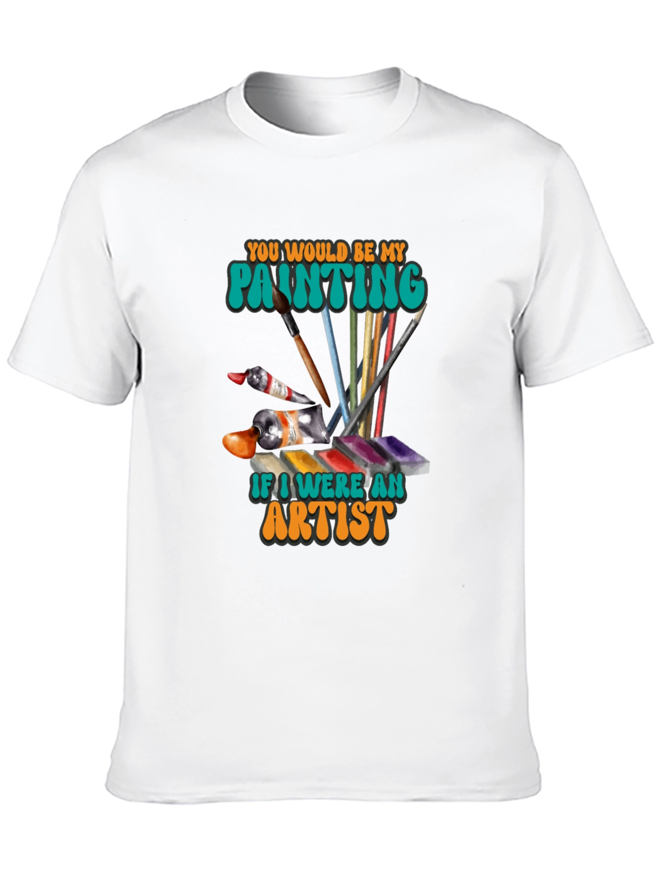 Artist Painting T-Shirt - Unique Design