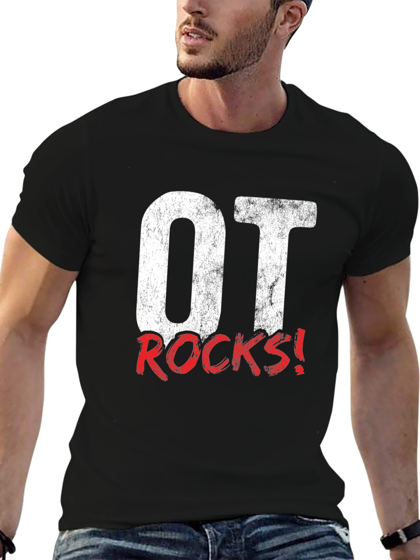 OT Rocks! Graphic Tee - Occupational Therapy T-Shirt
