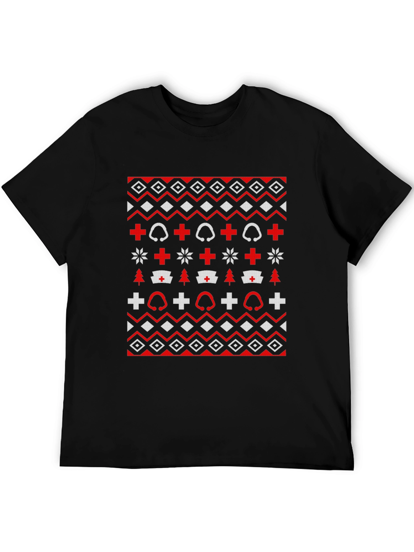 Nurse Ugly Christmas T-Shirt