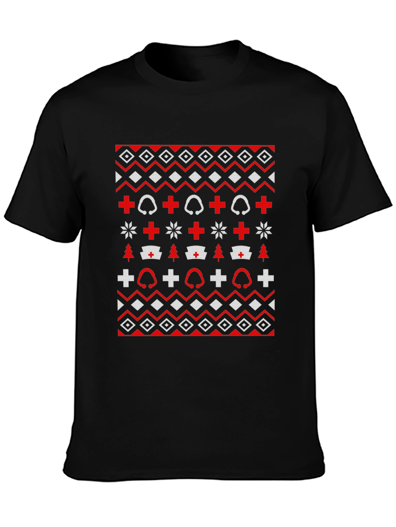 Nurse Ugly Christmas T-Shirt