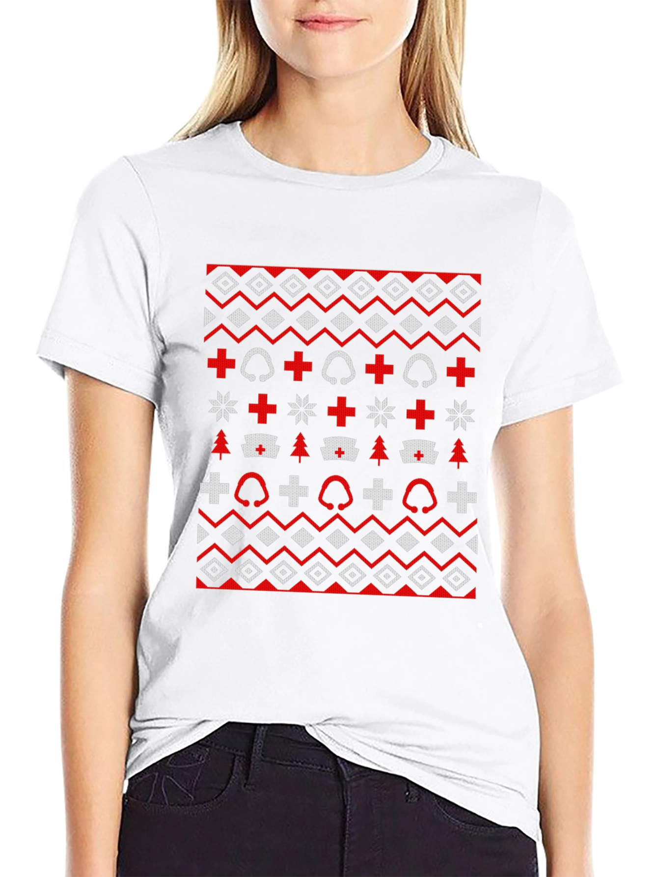 Nurse Ugly Christmas T-Shirt