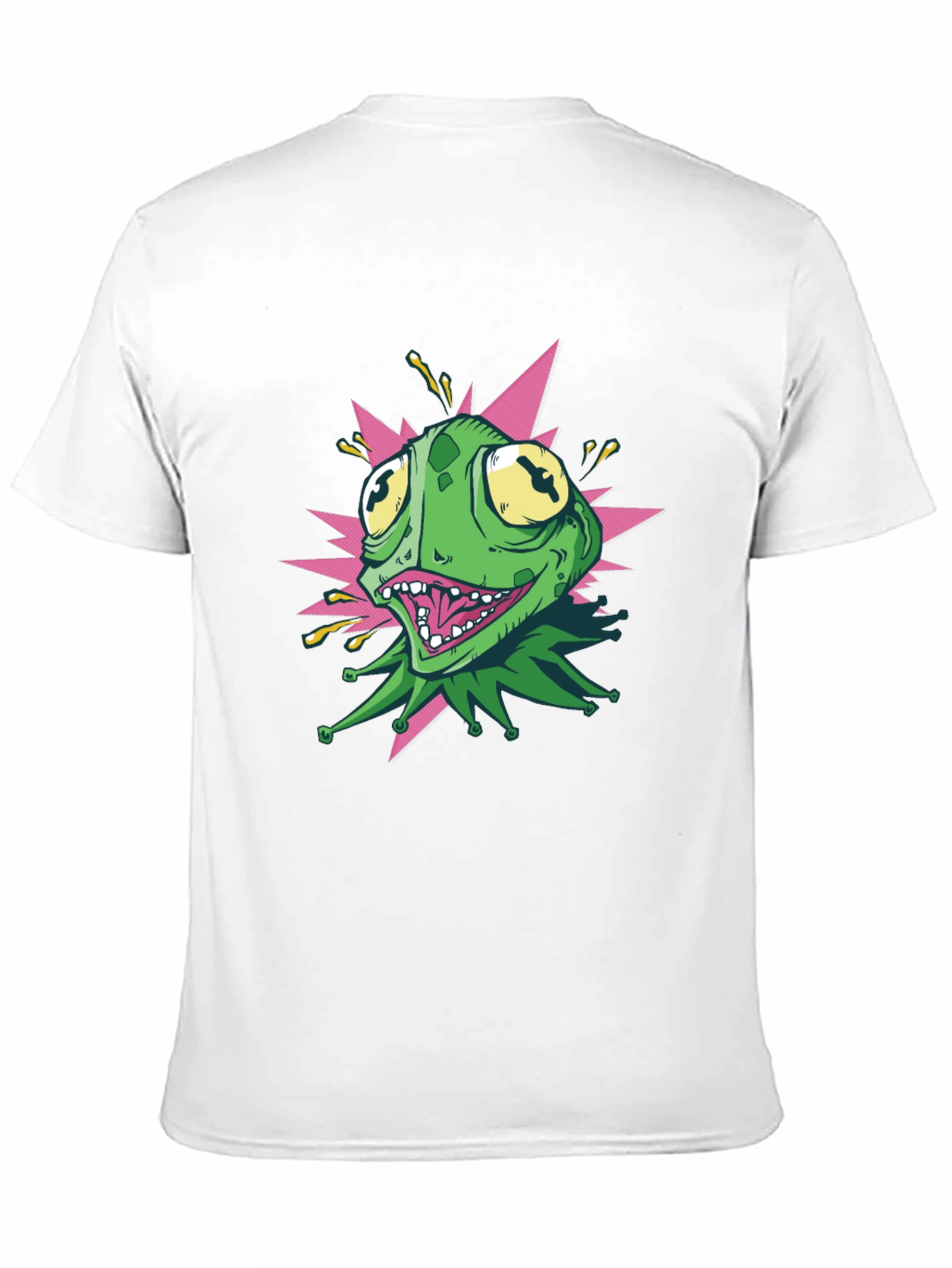 Kermit Style Graphic Tee - Black Cotton T-Shirt