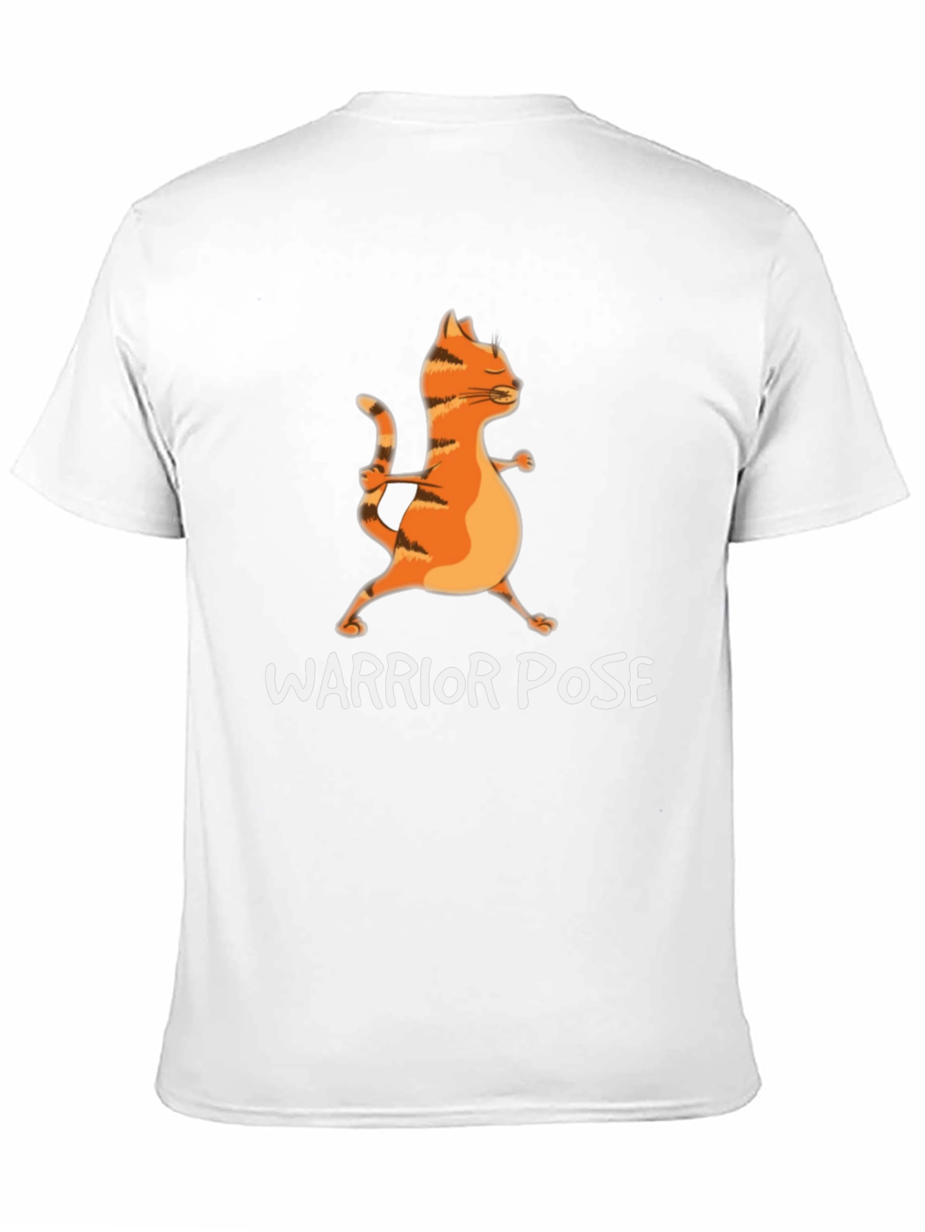 Yoga Cat Warrior Pose T-Shirt
