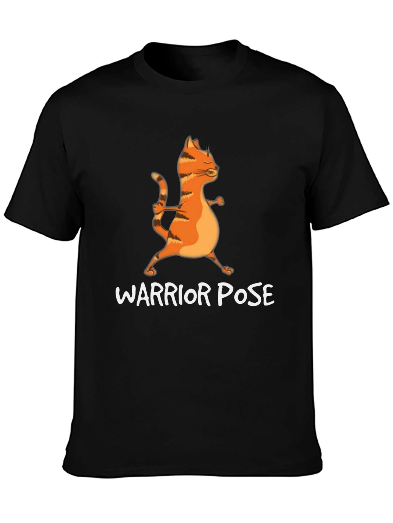 Yoga Cat Warrior Pose T-Shirt