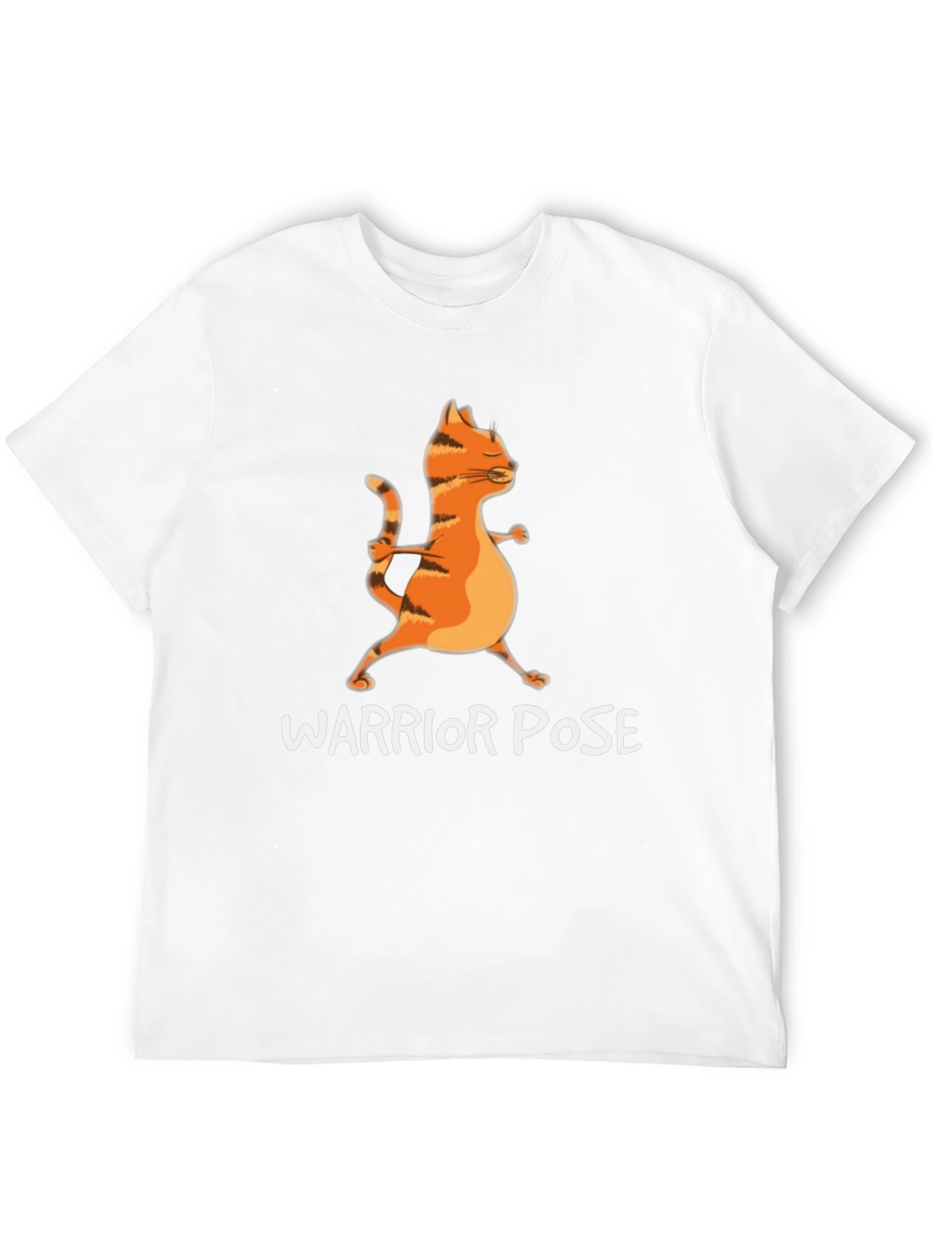 Yoga Cat Warrior Pose T-Shirt