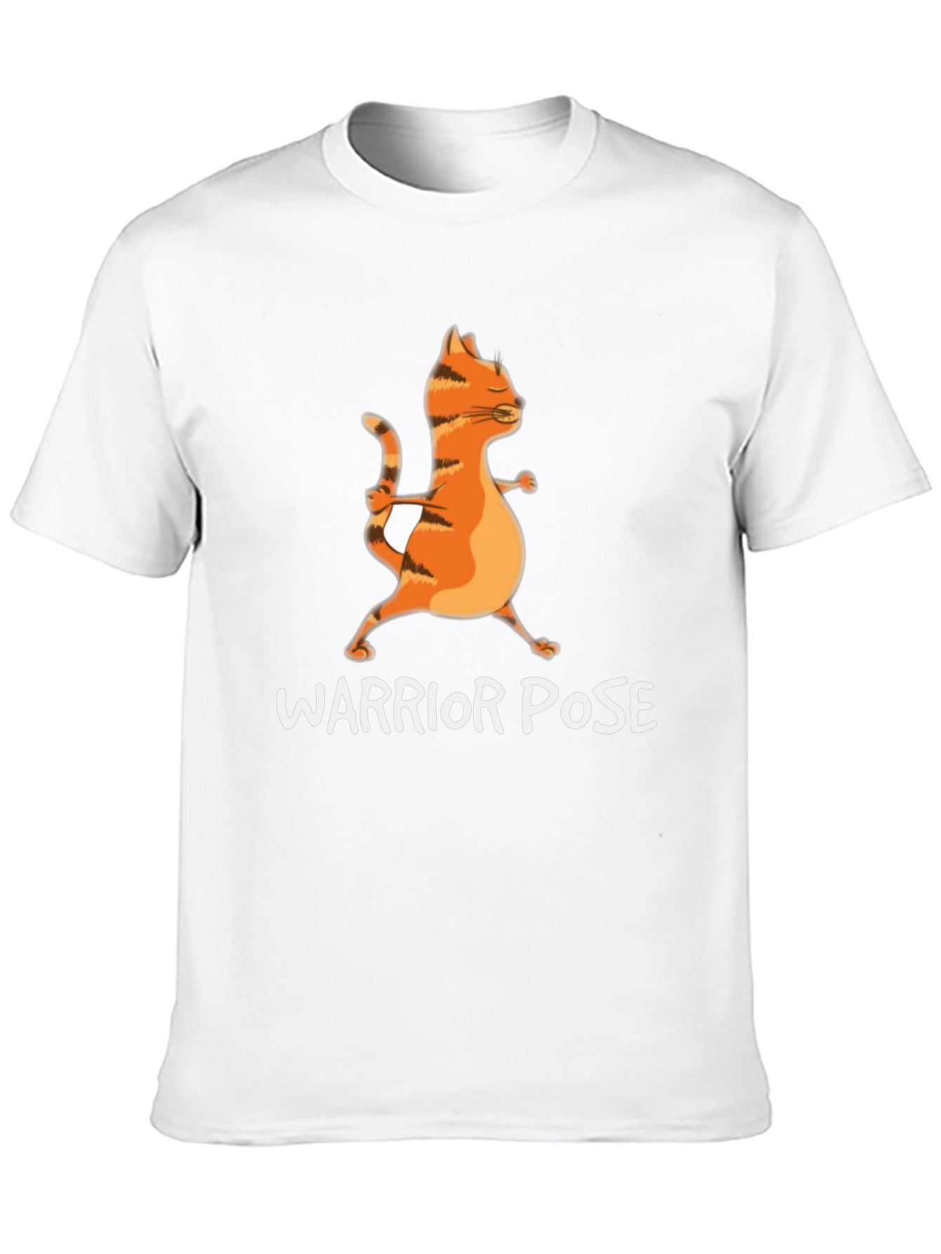 Yoga Cat Warrior Pose T-Shirt