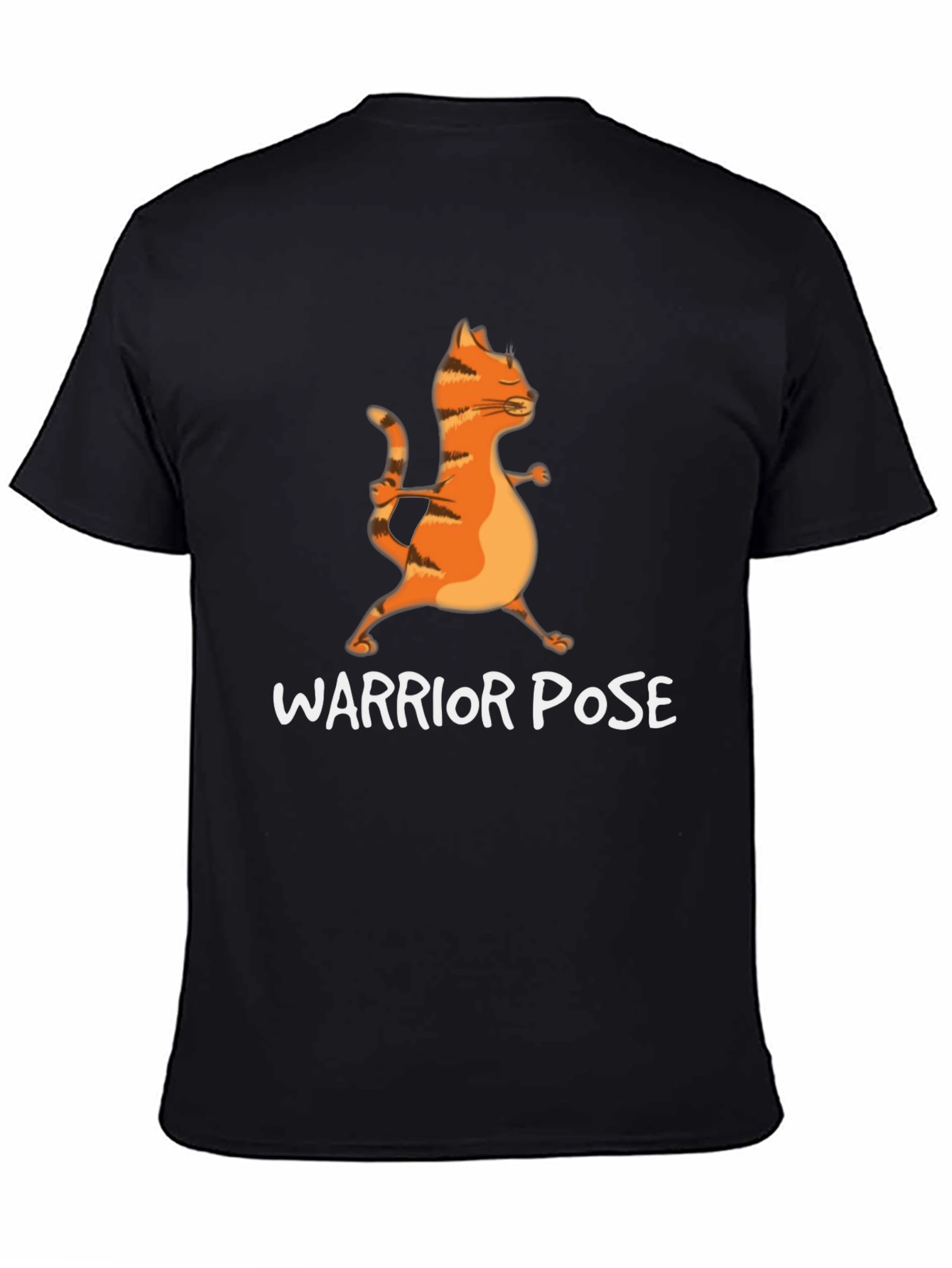 Yoga Cat Warrior Pose T-Shirt