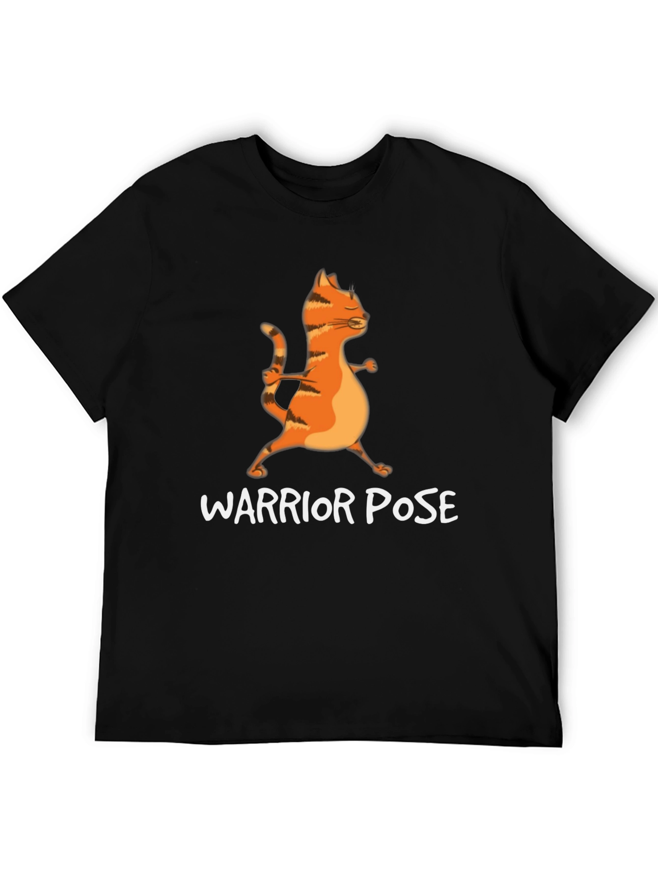Yoga Cat Warrior Pose T-Shirt