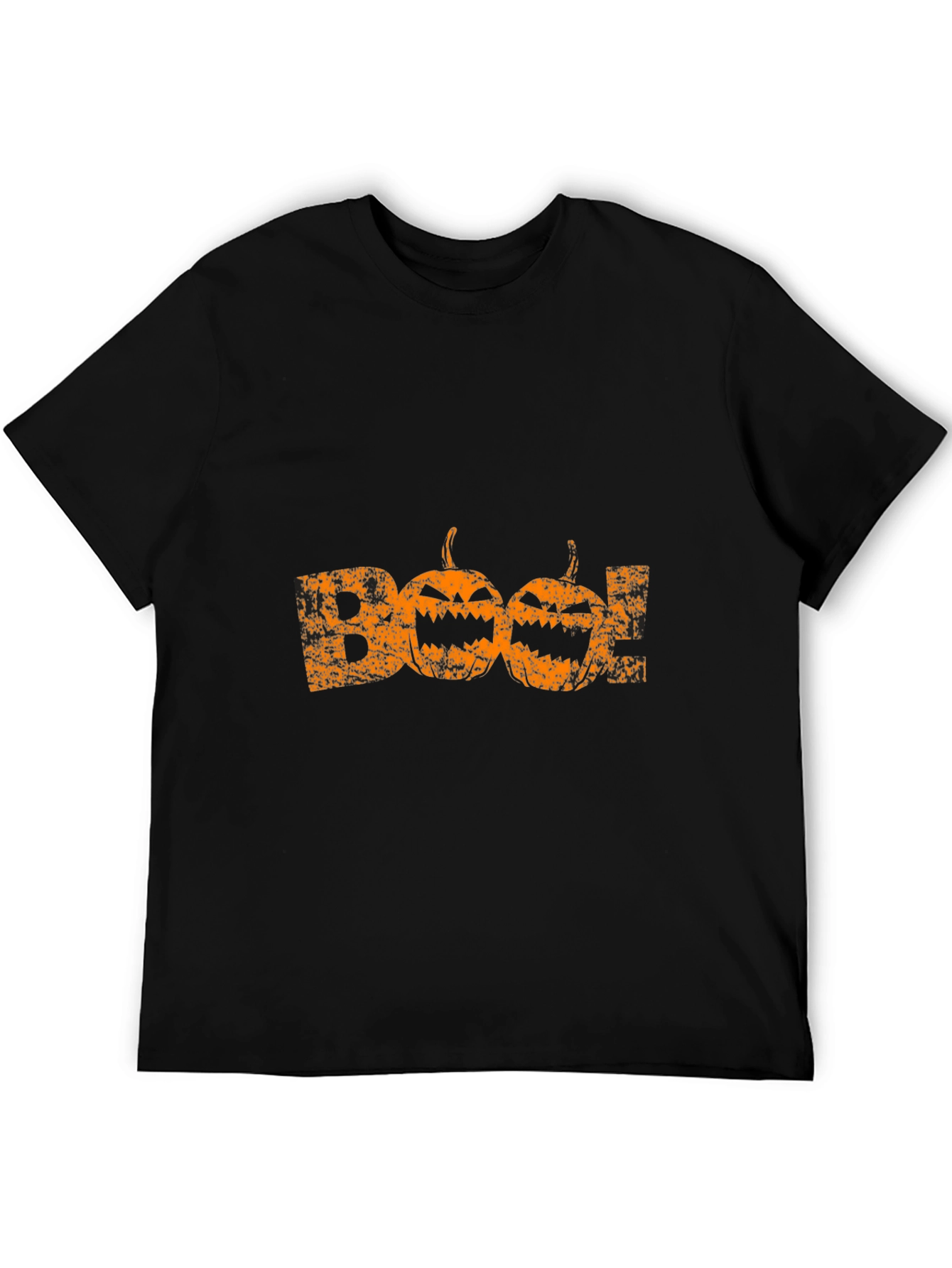 Halloween Boo Pumpkin Graphic T-Shirt