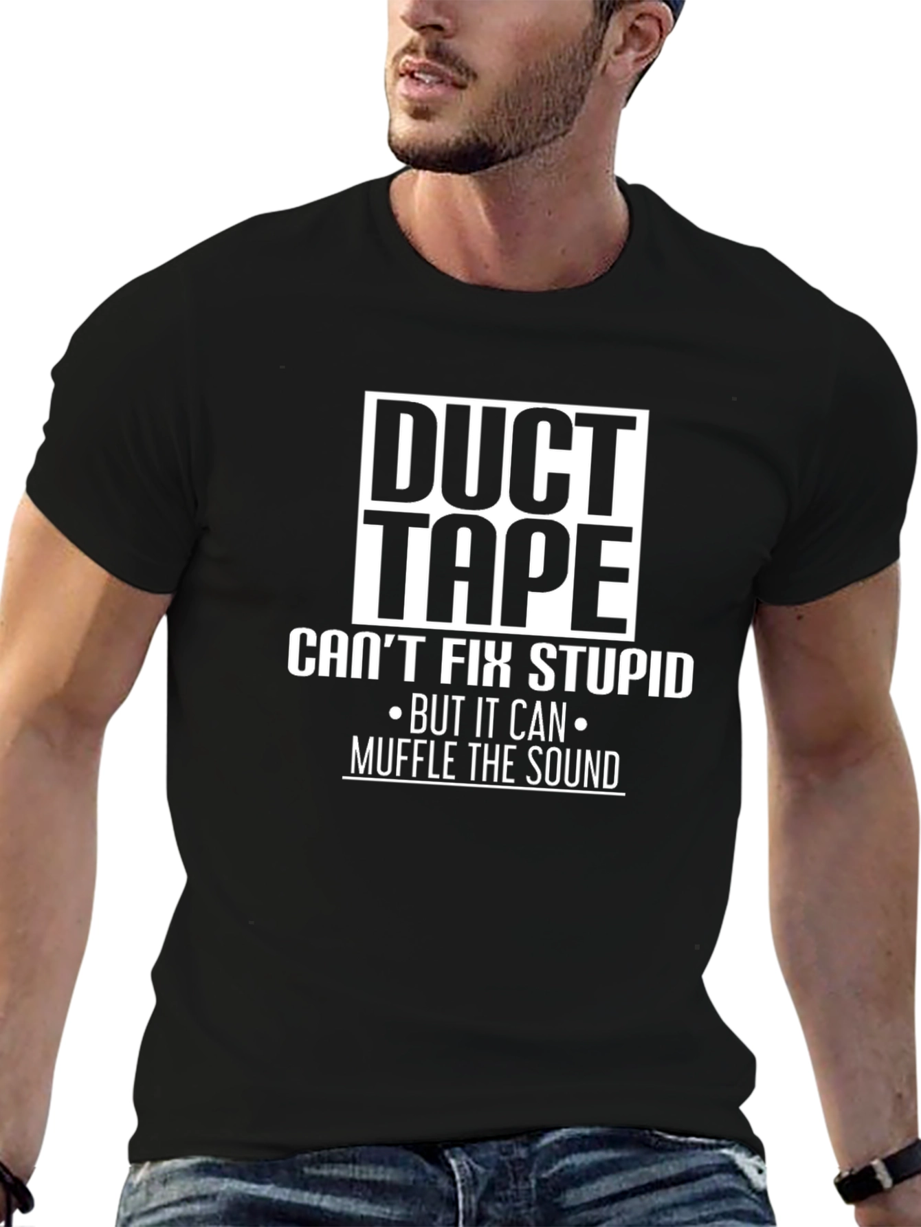 Duct Tape Humor Graphic T-Shirt