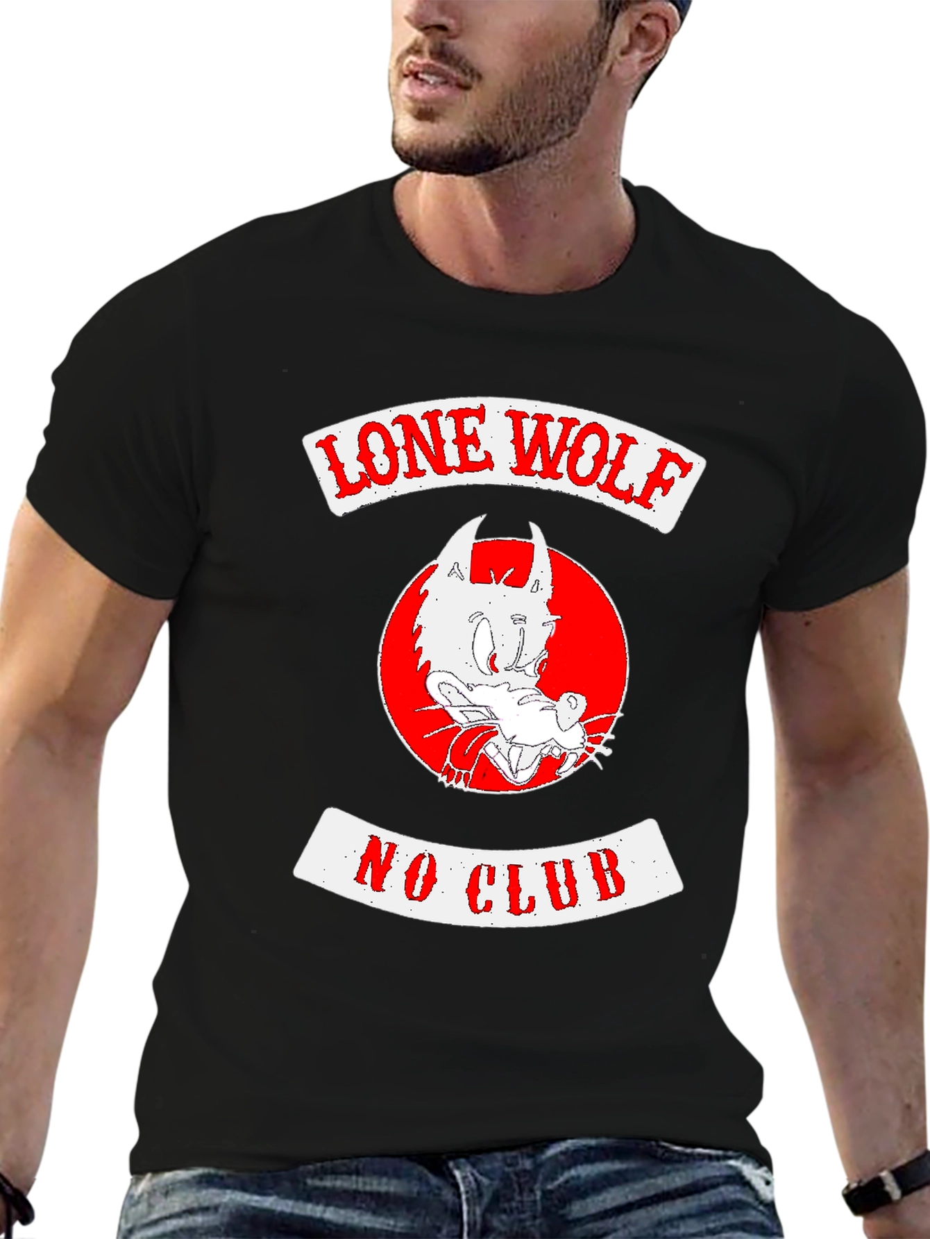 Lone Wolf No Club Graphic Tee