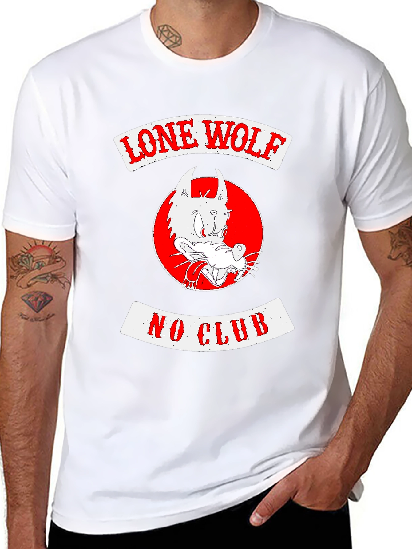 Lone Wolf No Club Graphic Tee