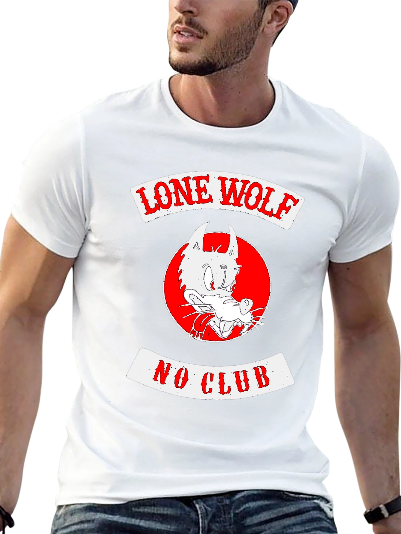 Lone Wolf No Club Graphic Tee