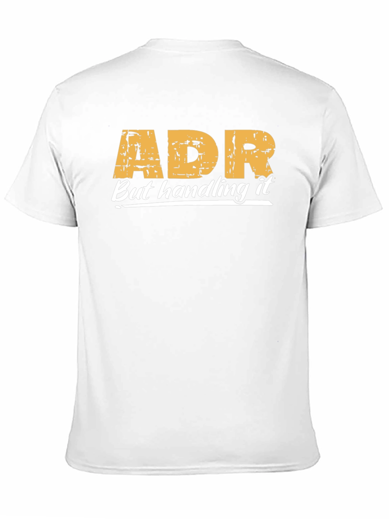 ADR Handling It T-Shirt - Black Casual Tee