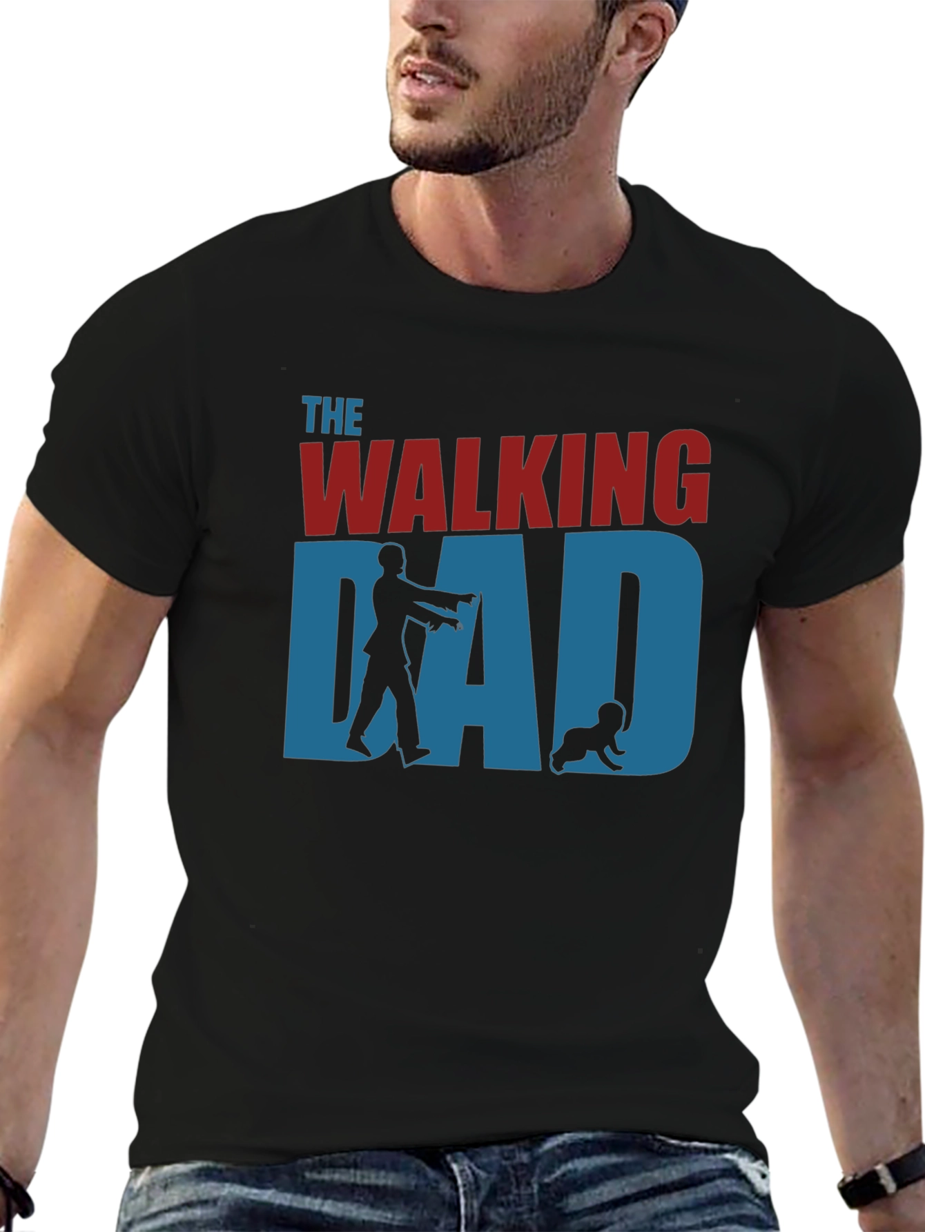 The Walking Dad T-Shirt - Zombie Father Graphic Tee