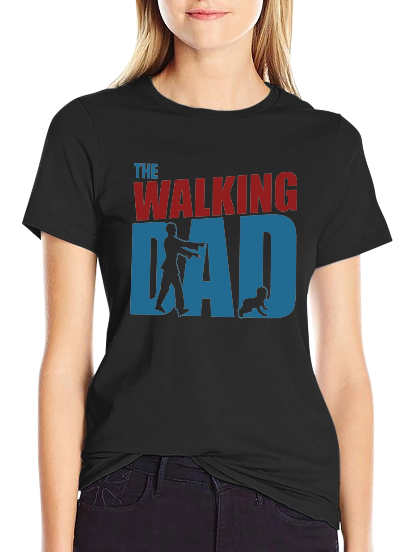 The Walking Dad T-Shirt - Zombie Father Graphic Tee