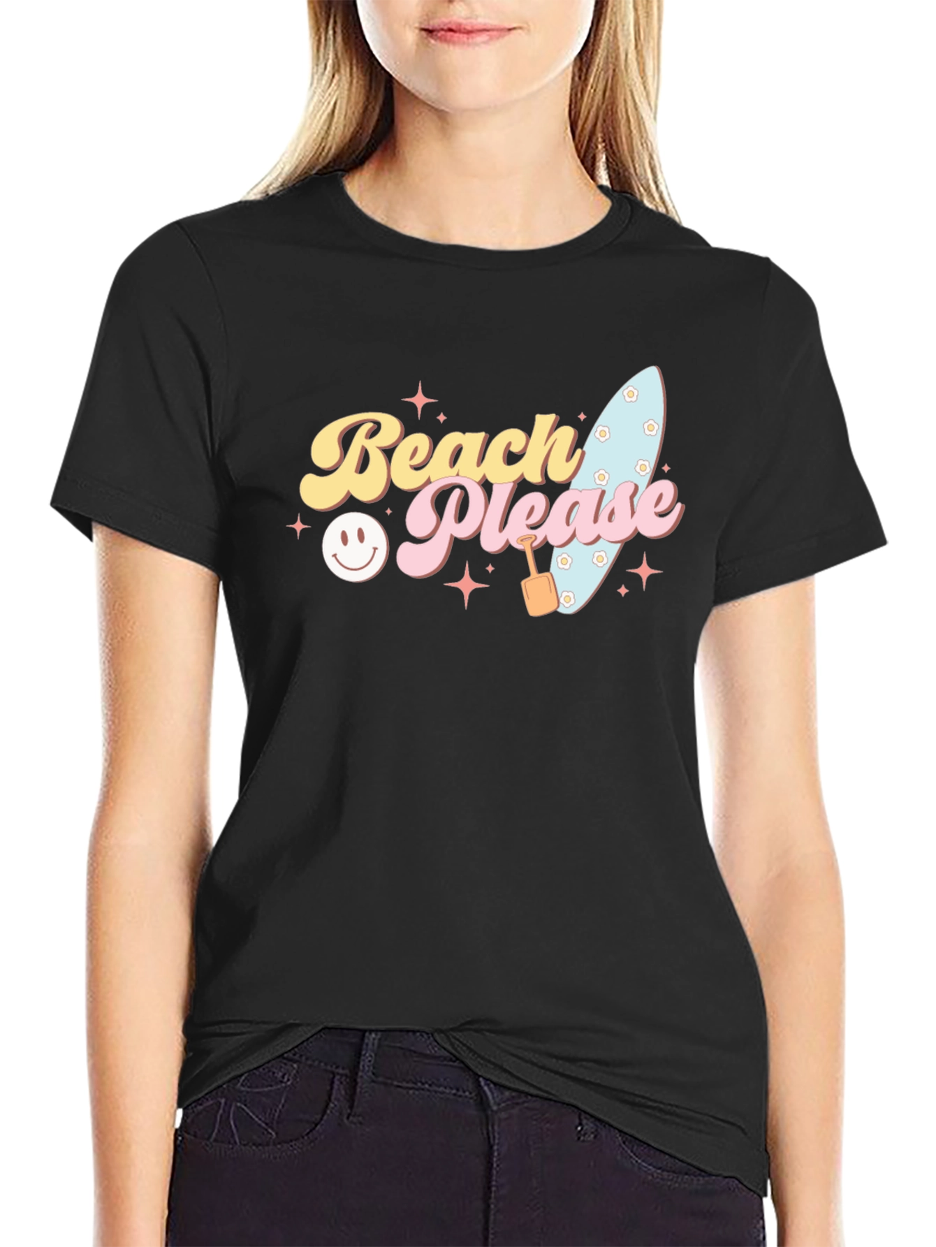 Beach Please Graphic T-Shirt - Summer Fun!