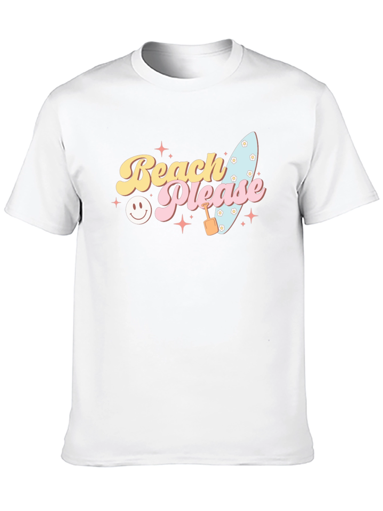 Beach Please Graphic T-Shirt - Summer Fun!