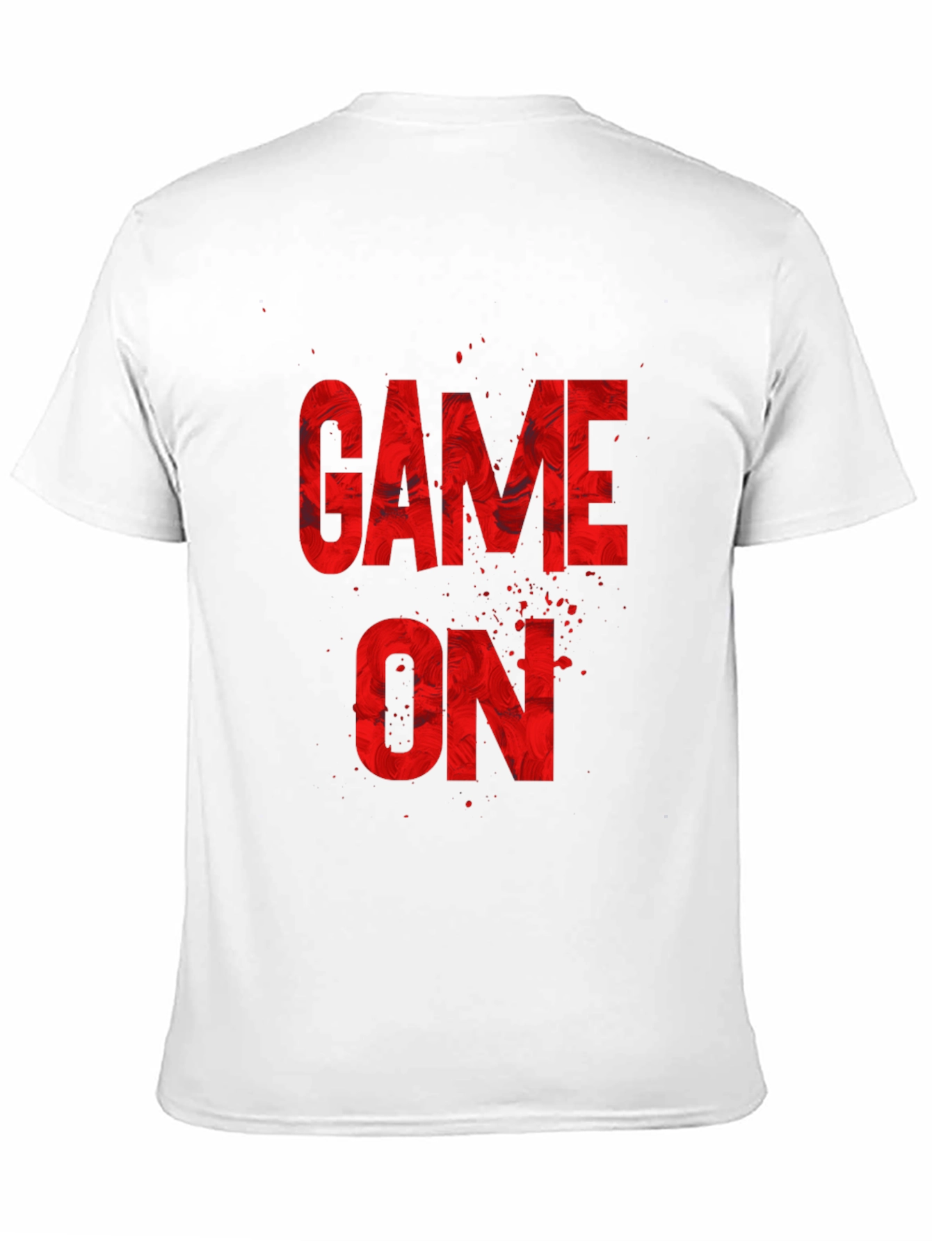 Game On Graphic Print T-Shirt - Black