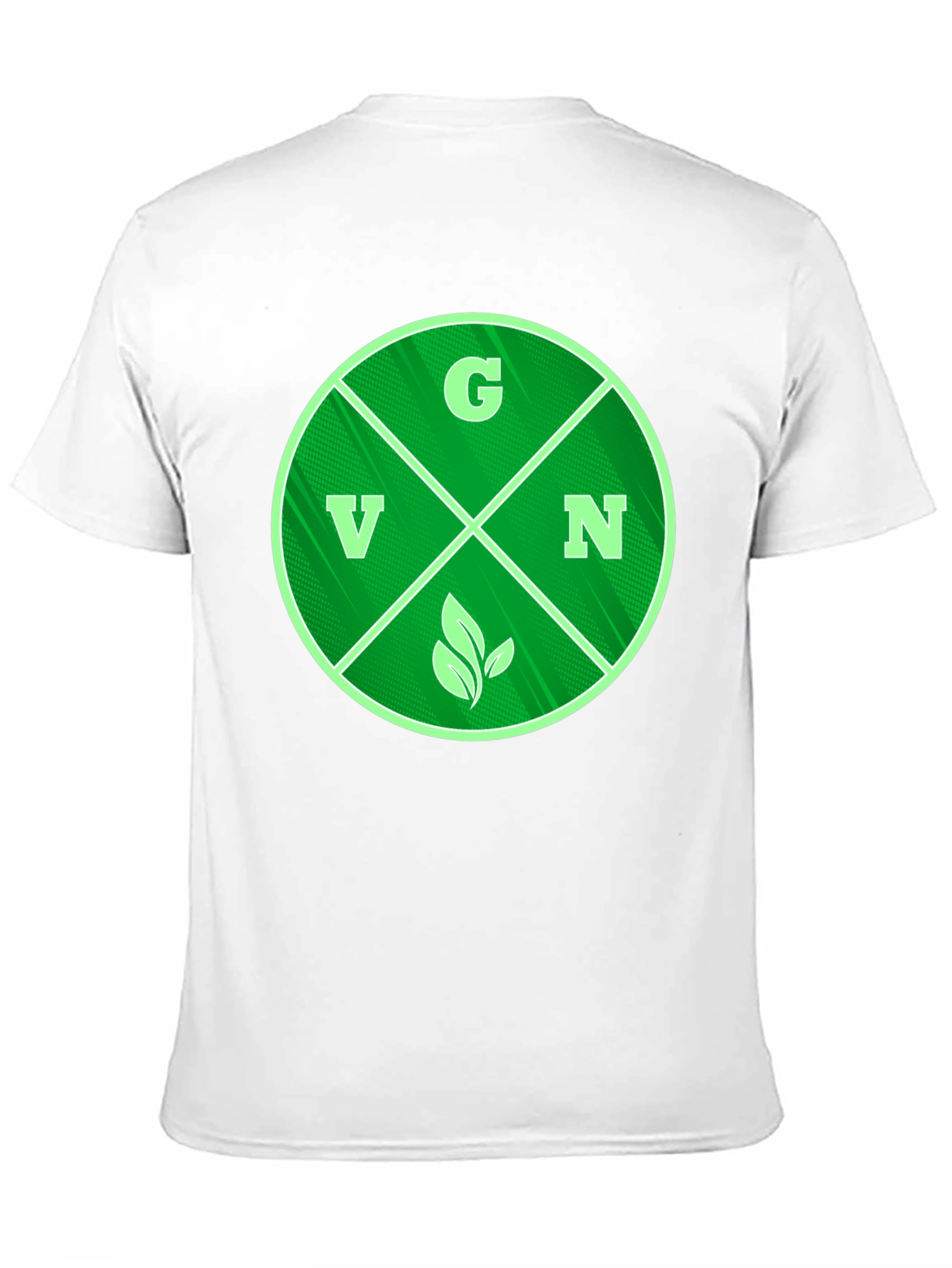 Vegan T-Shirt - Green Circle Graphic Tee