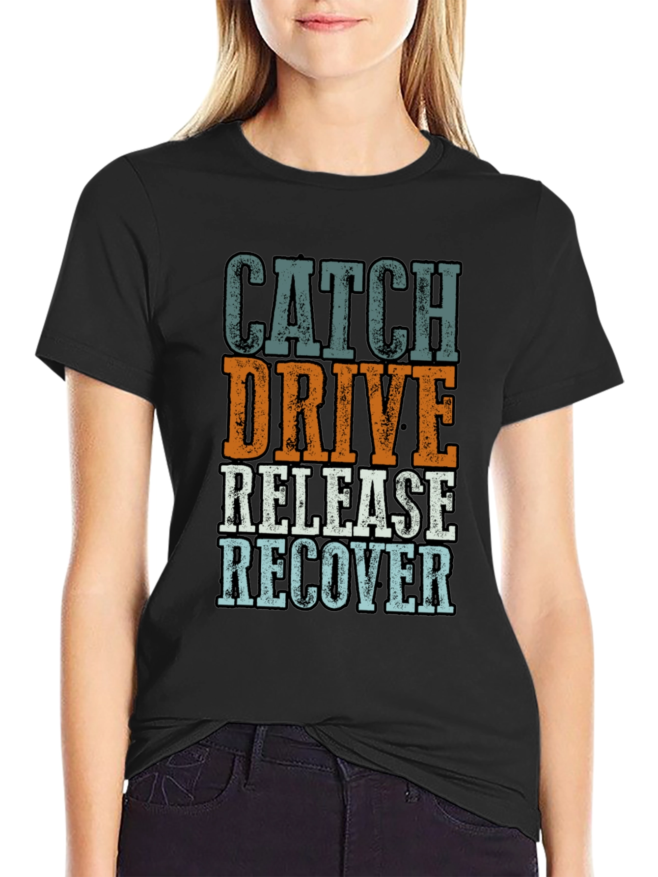 Catch Drive Release Recover T-Shirt