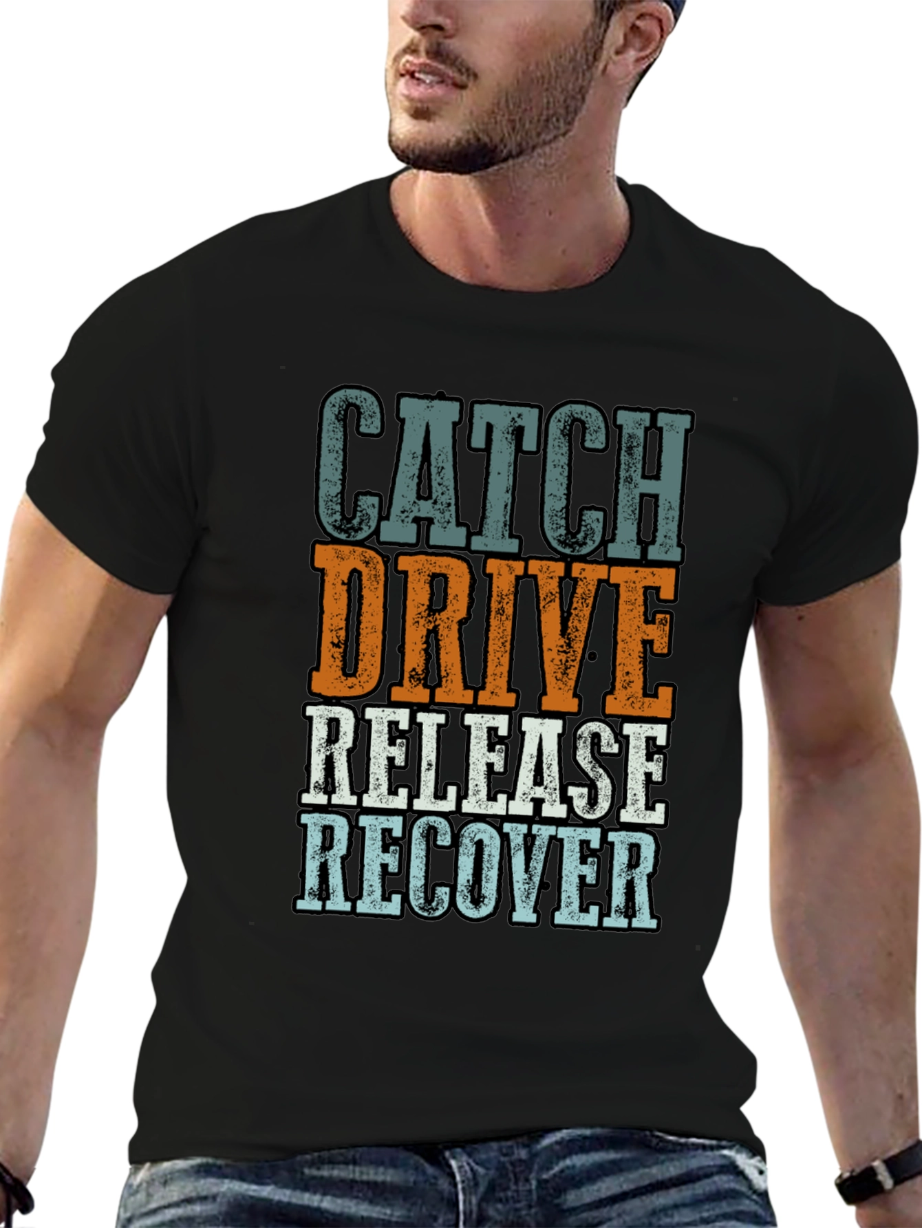 Catch Drive Release Recover T-Shirt