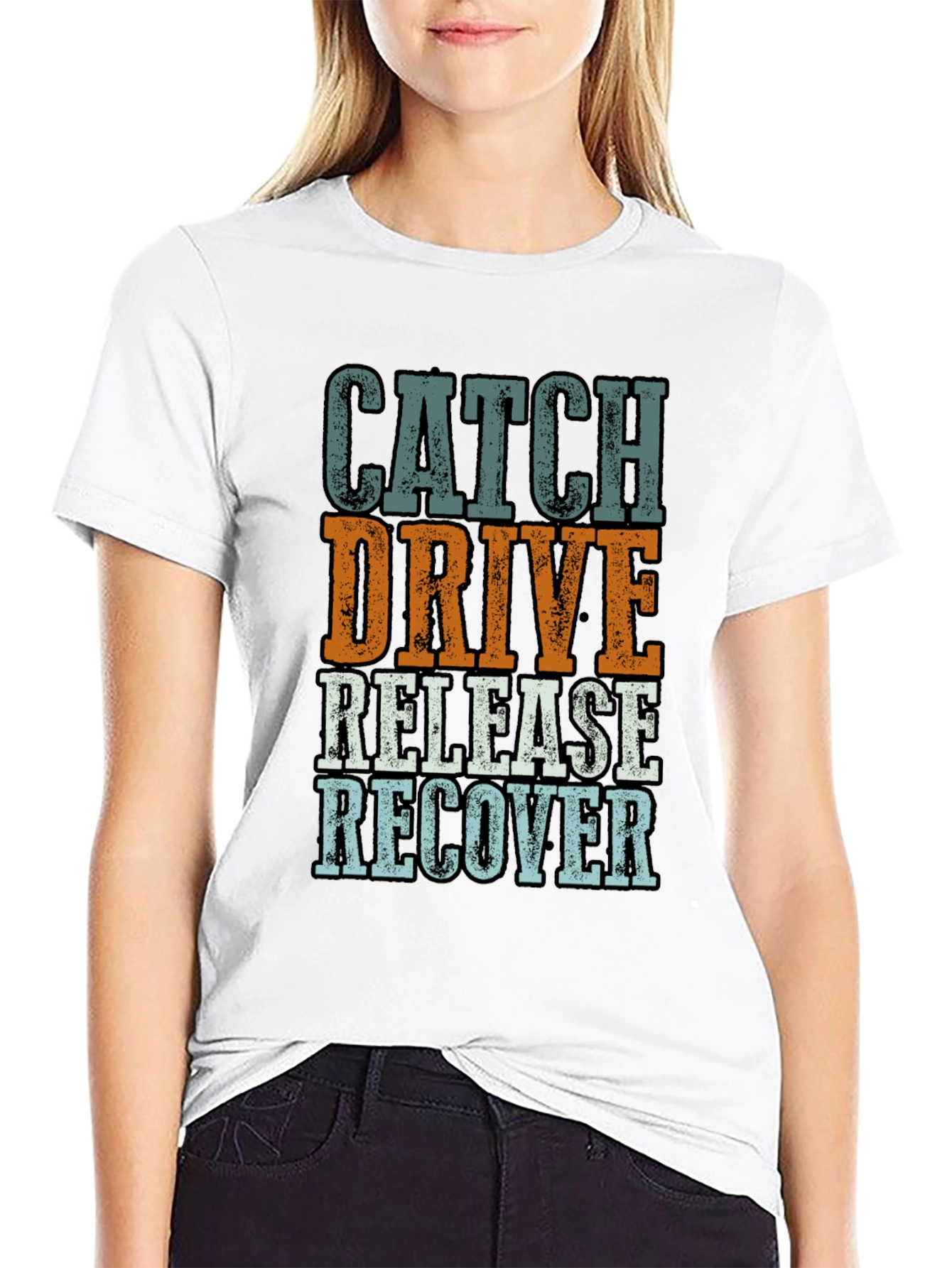 Catch Drive Release Recover T-Shirt